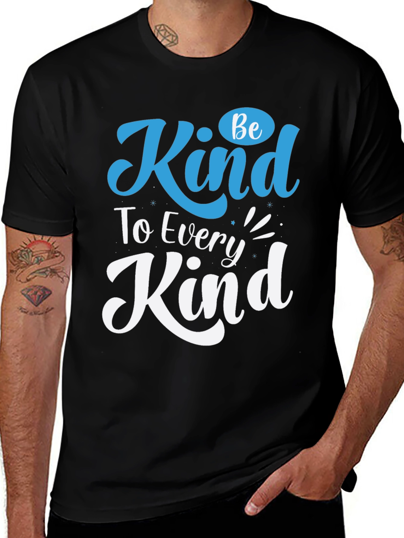 Variant 18 of Be Kind Graphic Tee - Soft Cotton Comfort