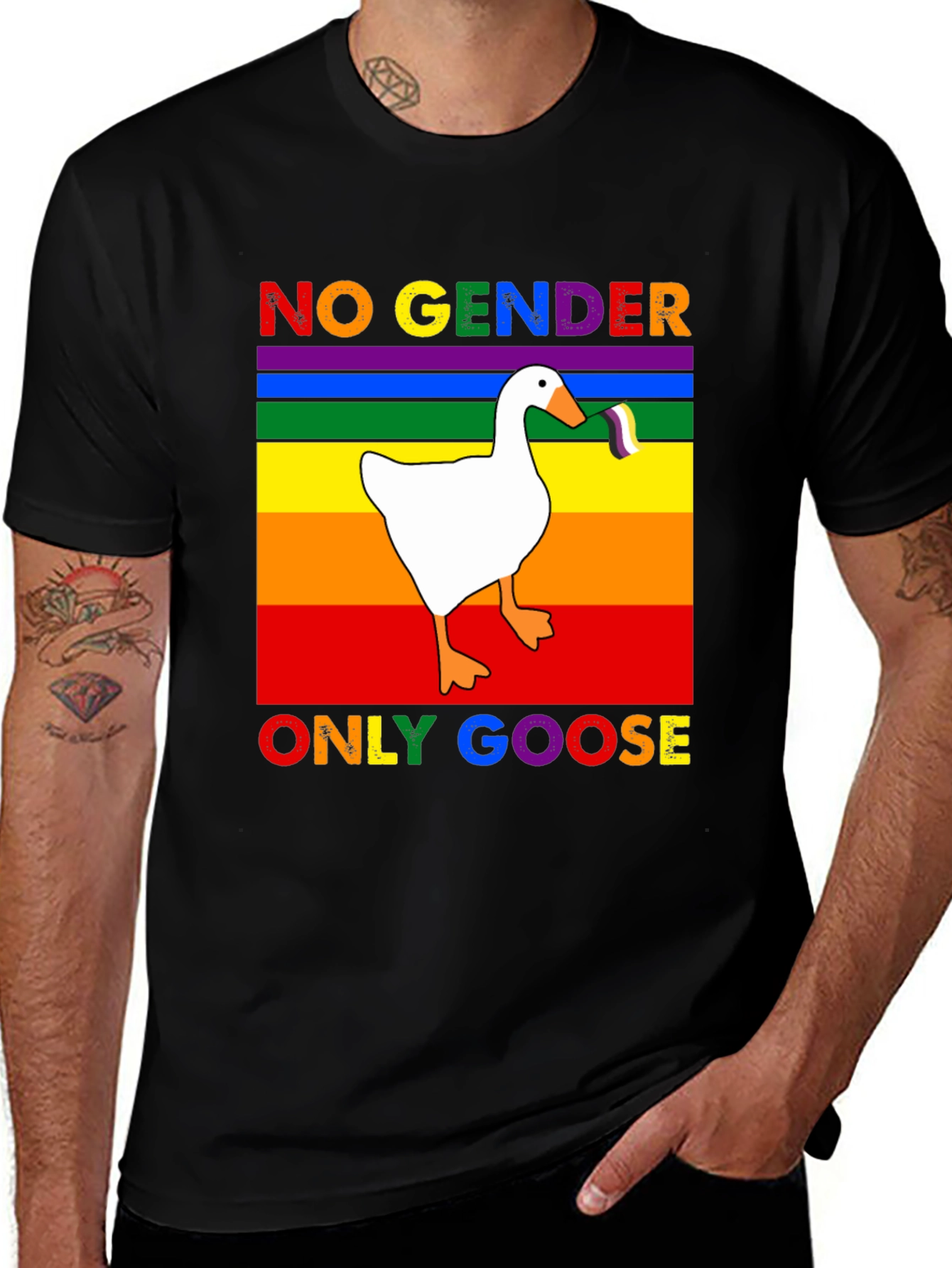 No Gender Only Goose T-Shirt - LGBTQ+ Pride Apparel