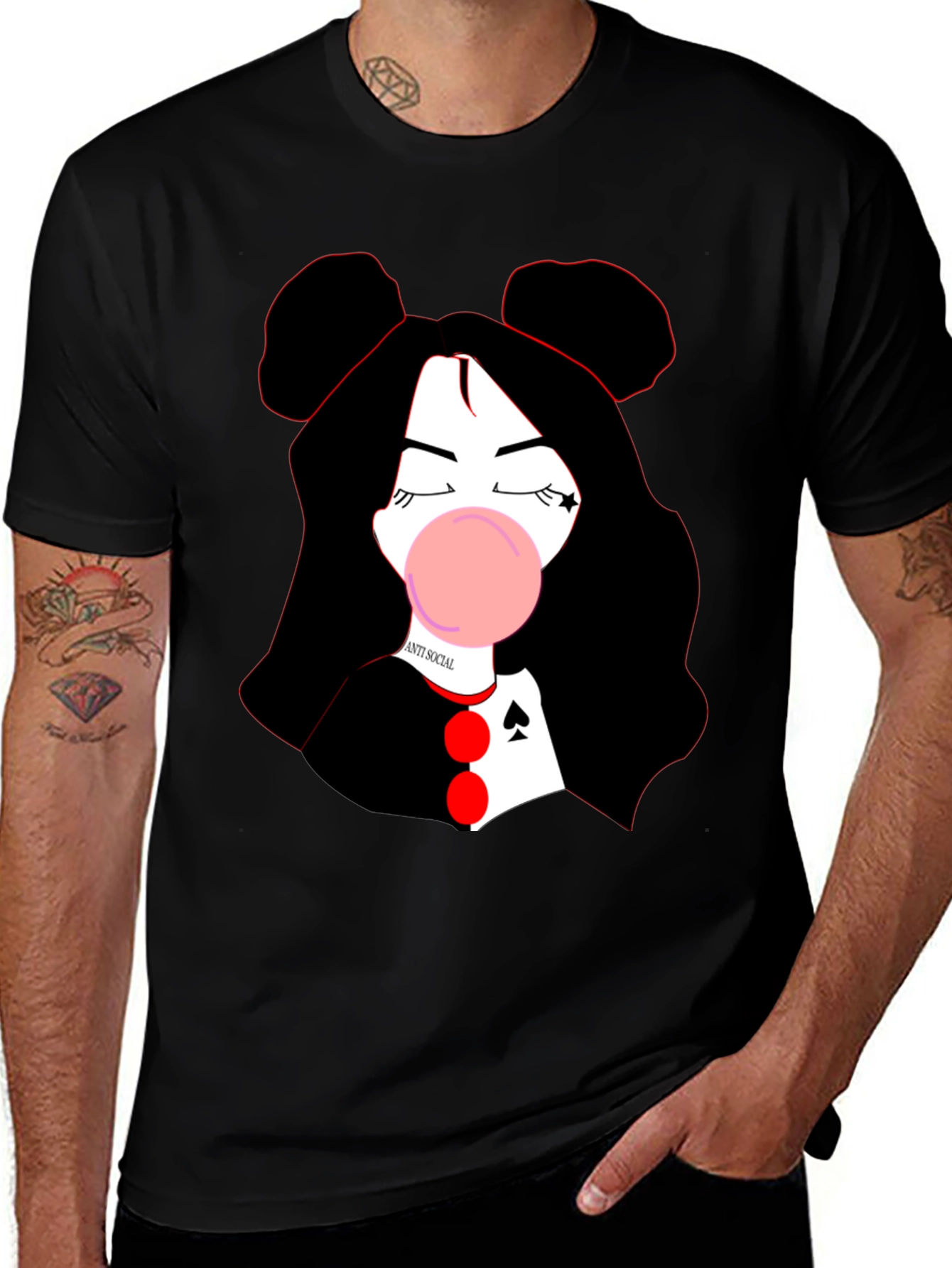 Anti-Social Ace T-Shirt - Graphic Tee