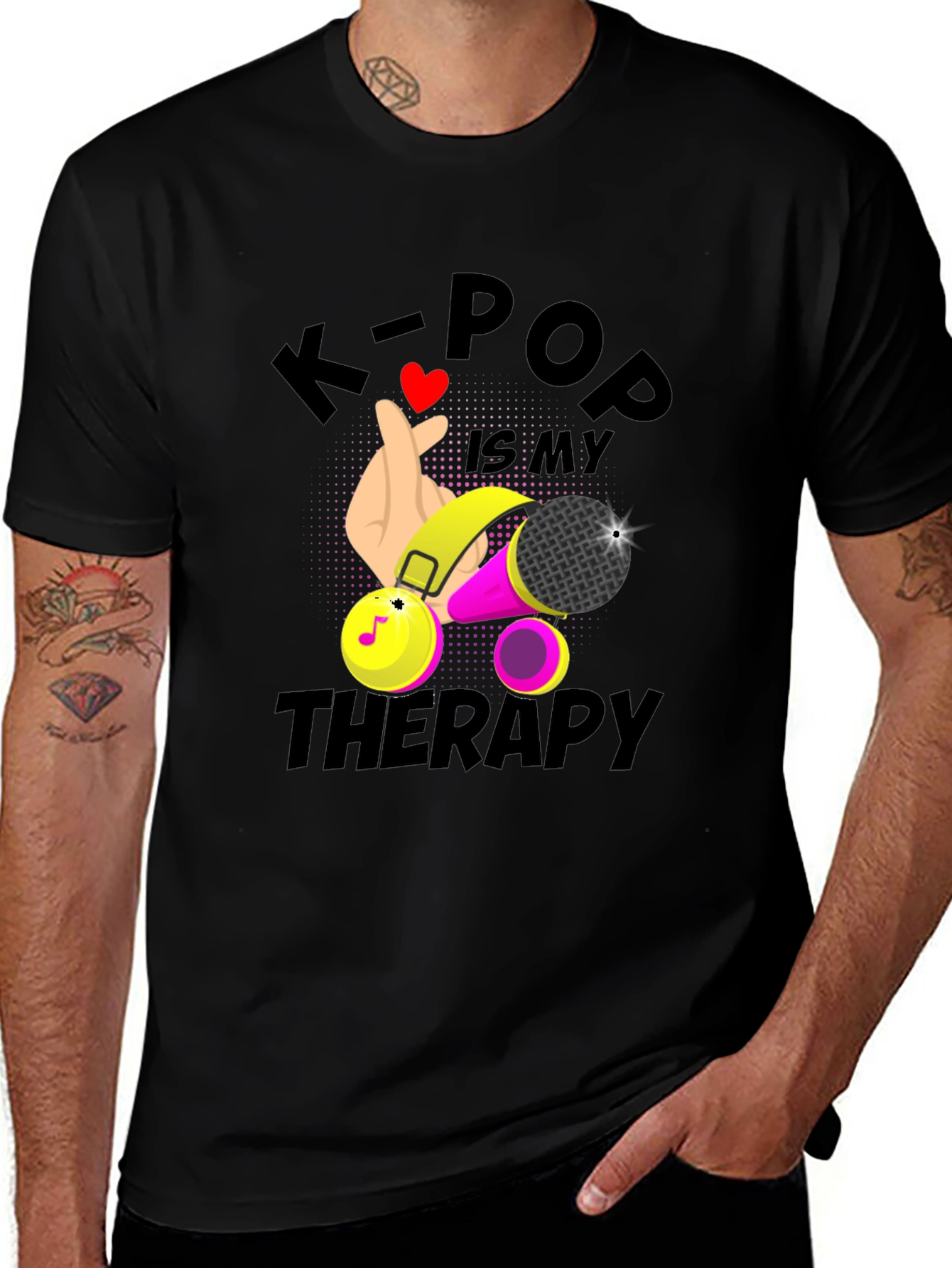 K-Pop Is My Therapy Graphic Tee