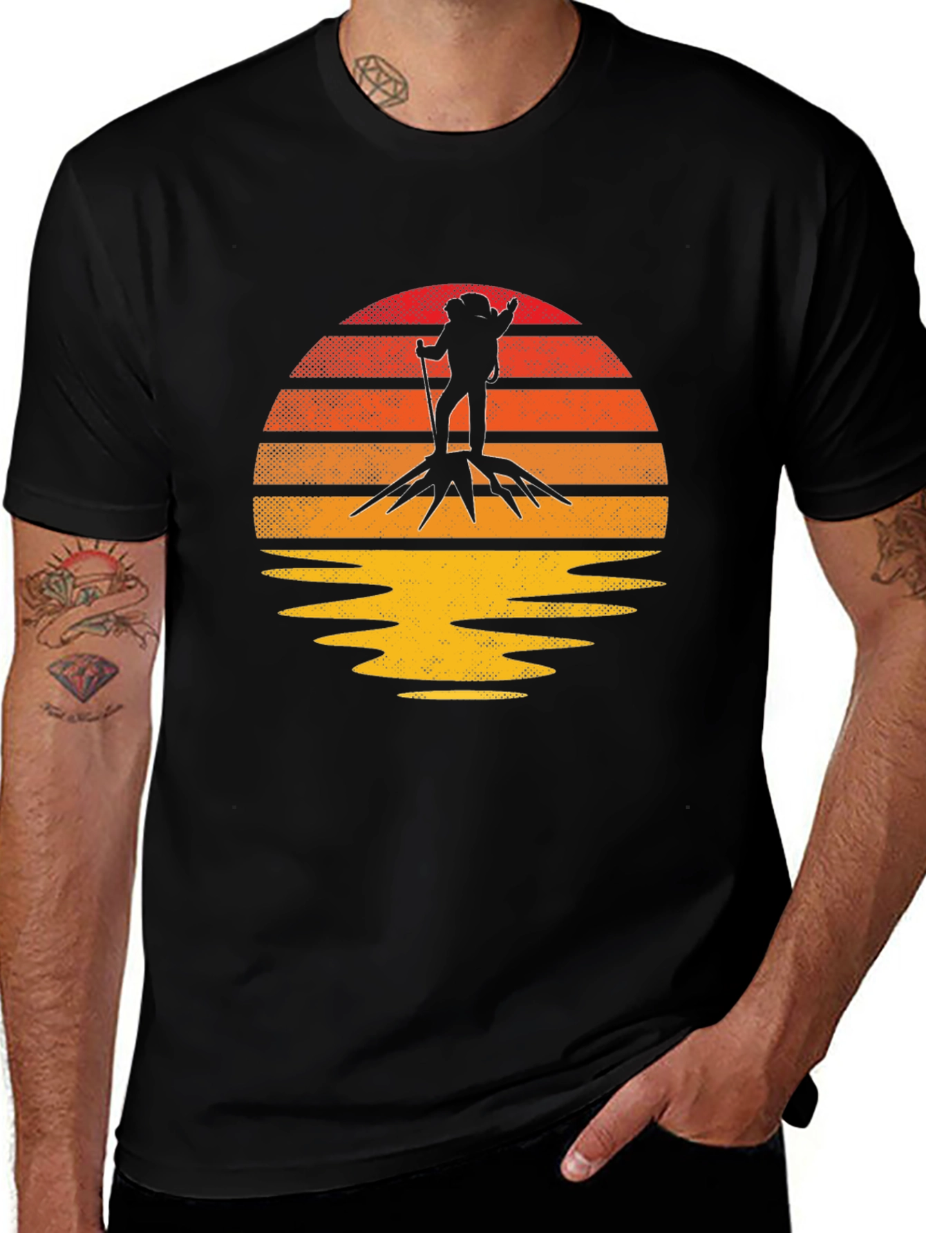 Variant 10 of Retro Hiker Graphic Tee - Adventure Shirt