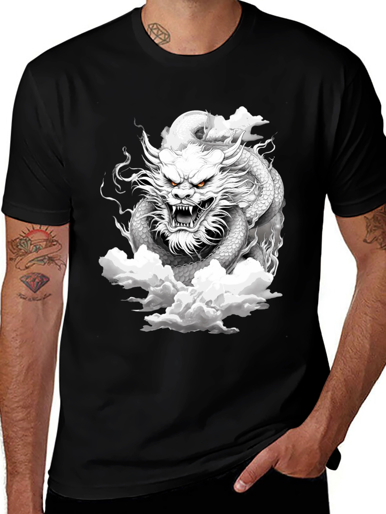 Black Dragon Graphic Tee - Black main image