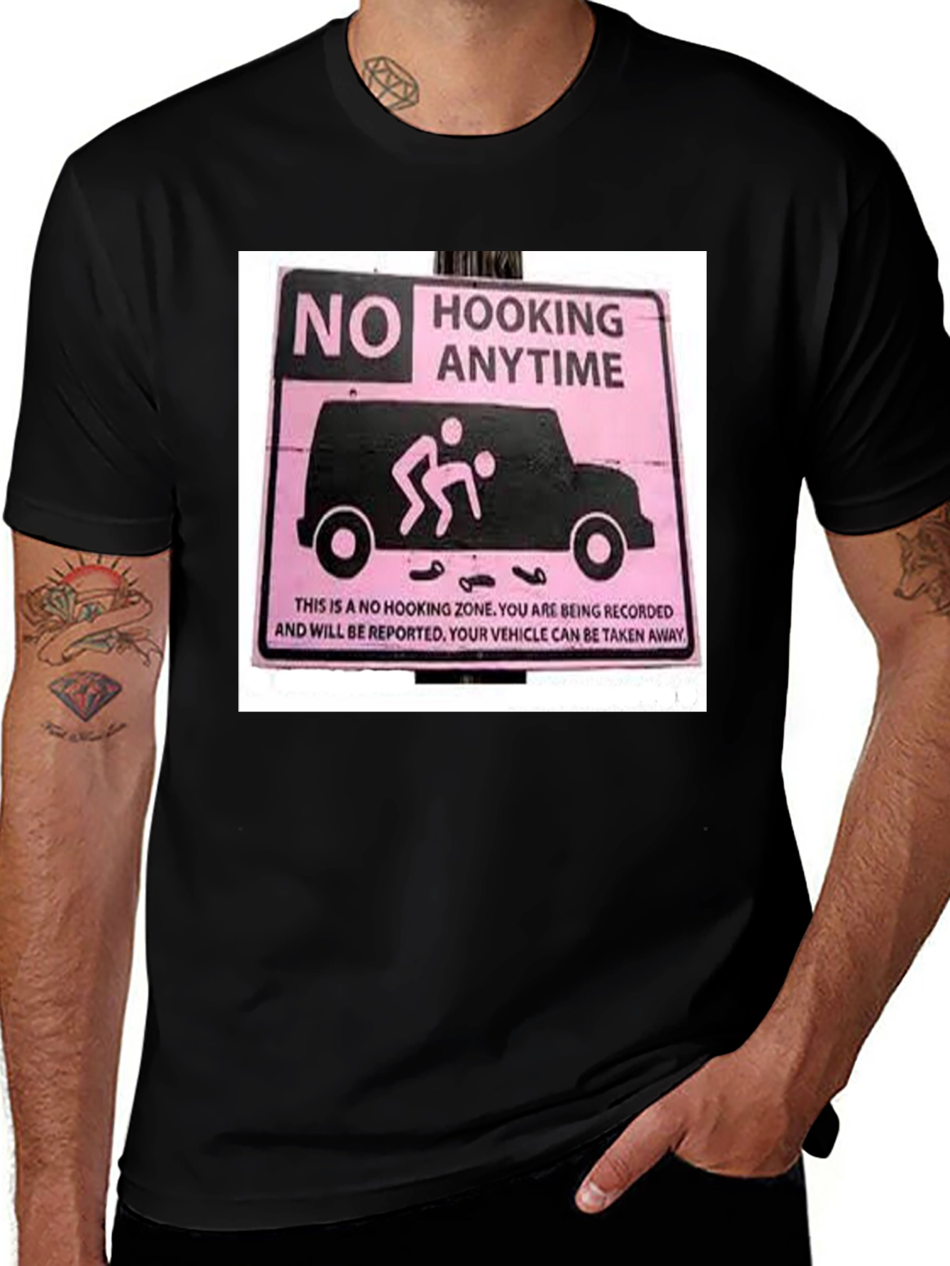 Variant 30 of No Hooking Anytime Graphic Tee
