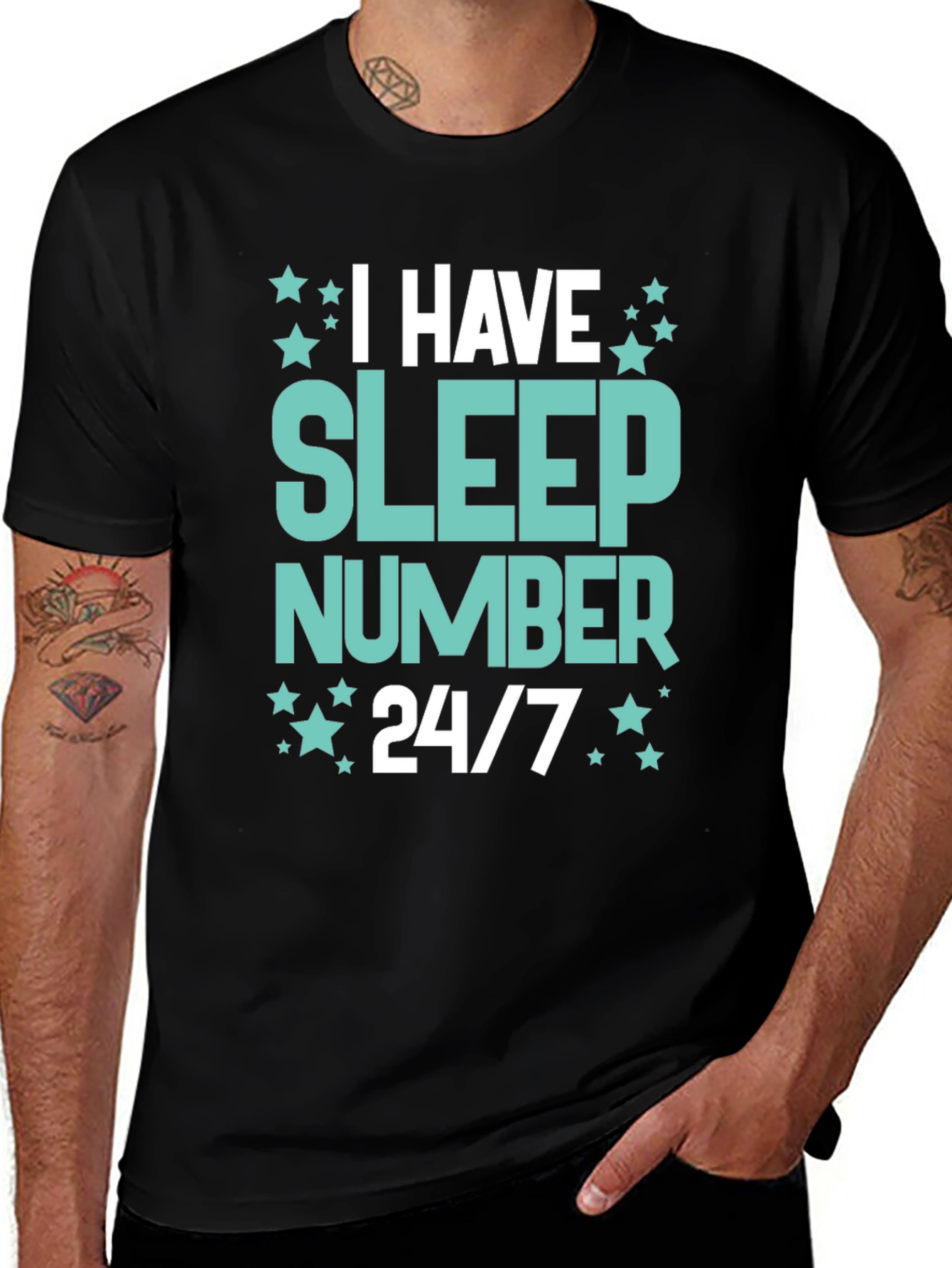 Variant 21 of I Have Sleep Number 24/7 Graphic Tee