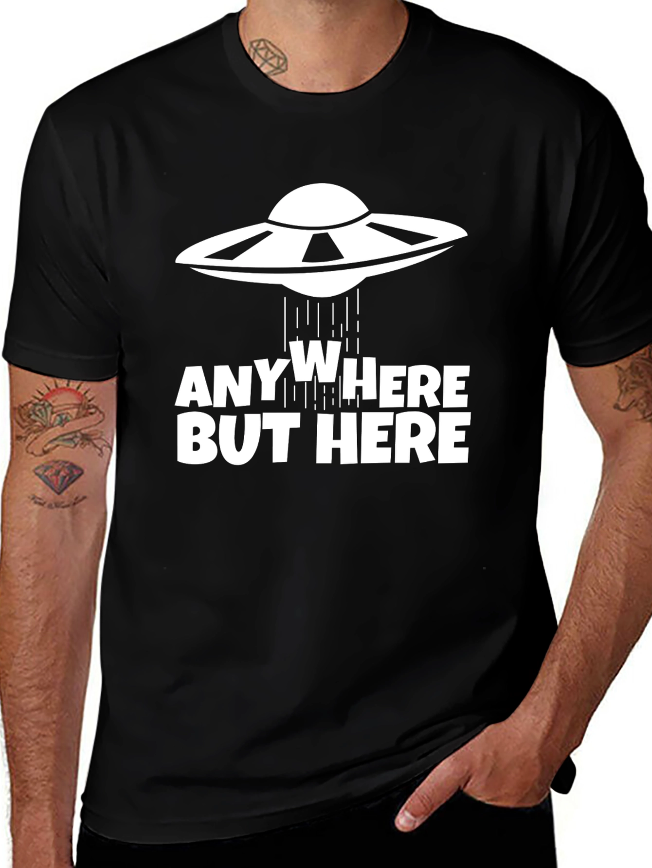 Variant 22 of Anywhere But Here UFO T-Shirt