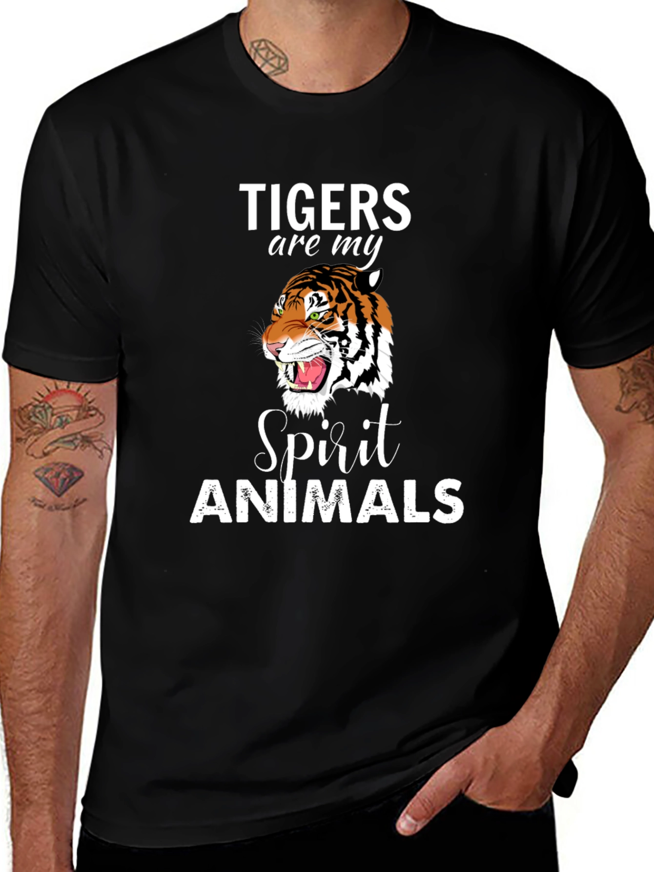 Tigers Are My Spirit Animal Graphic Tee
