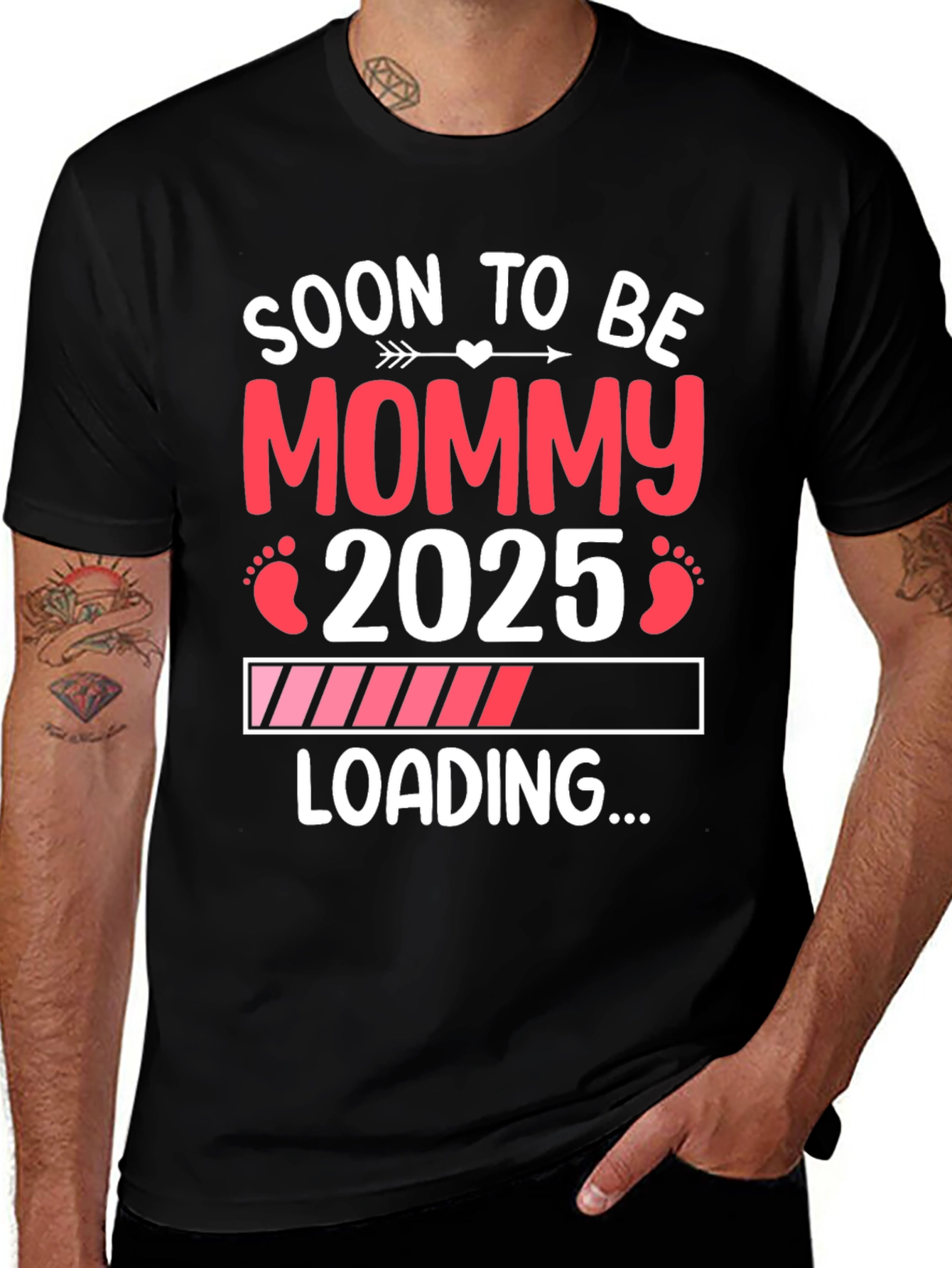 Soon to Be Mommy 2025 Loading T-Shirt