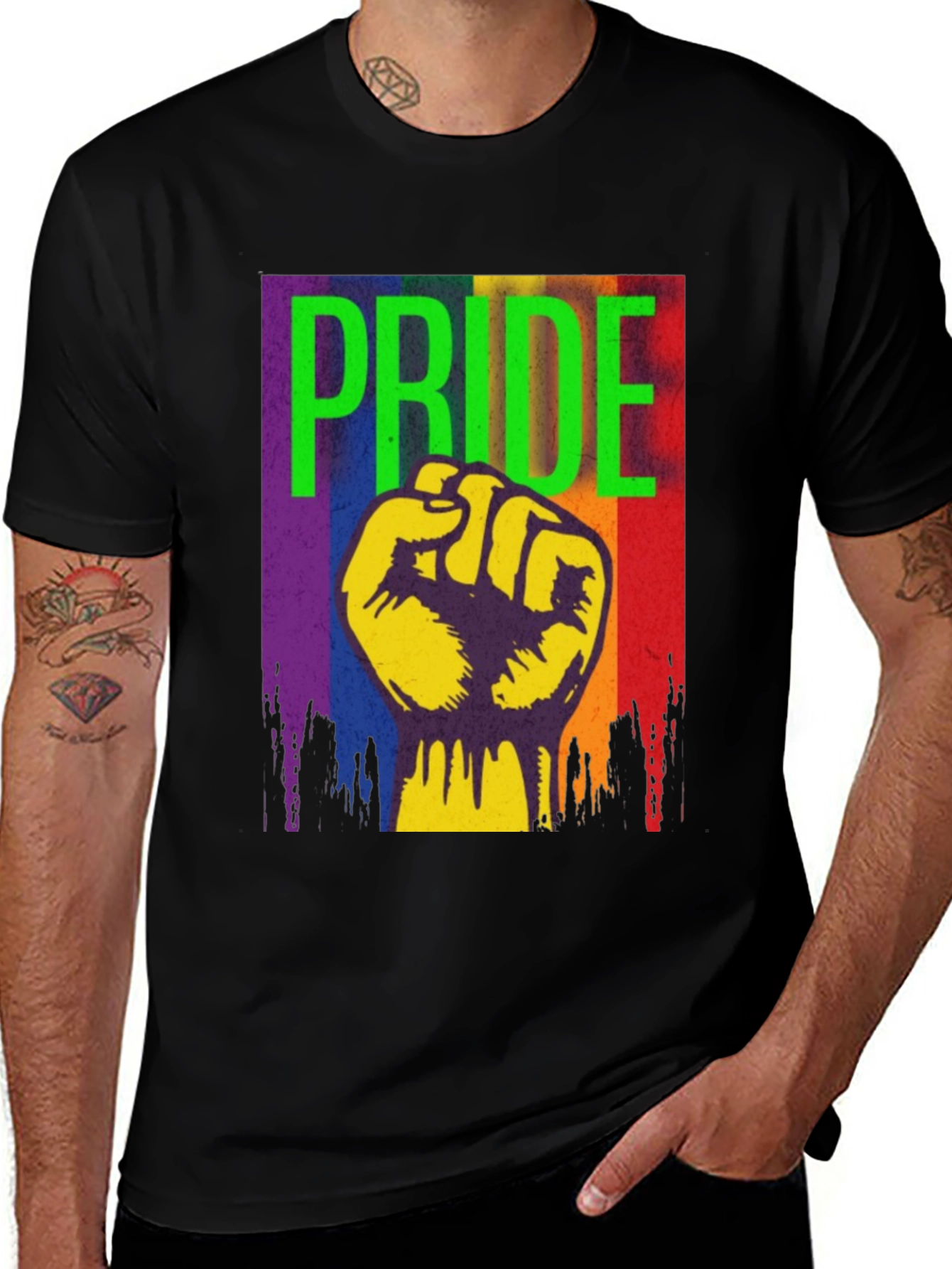 Pride Fist Graphic Tee - Equality & Empowerment