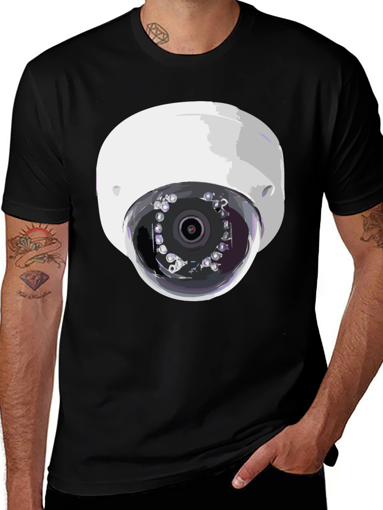 Variant 20 of Surveillance Camera Graphic Tee