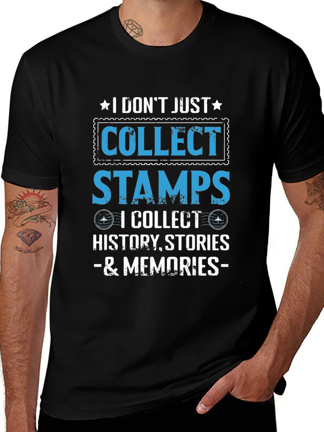 Stamp Collector T-Shirt: History, Stories, & Memories