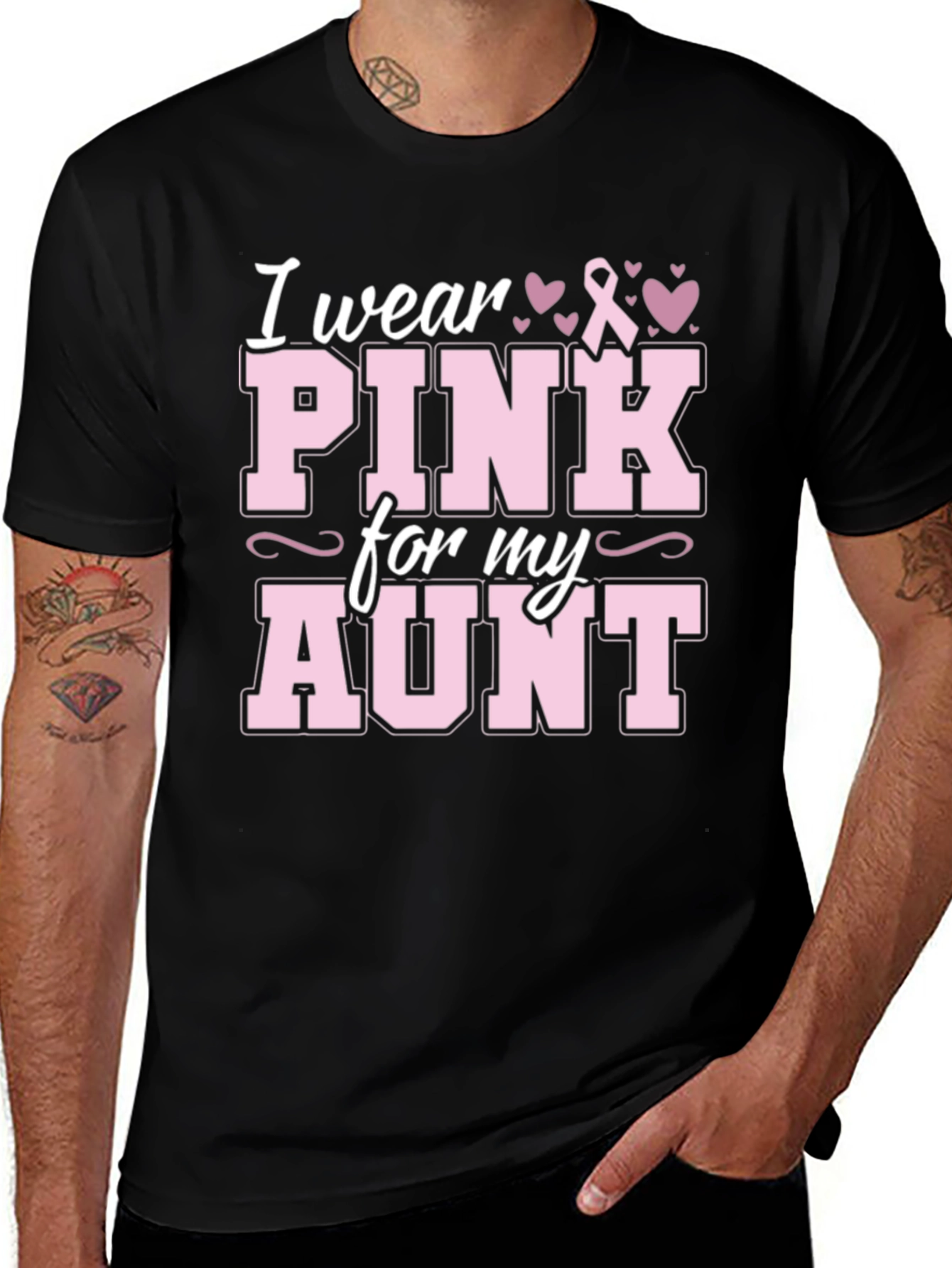 Variant 24 of I Wear Pink For My Aunt T-Shirt