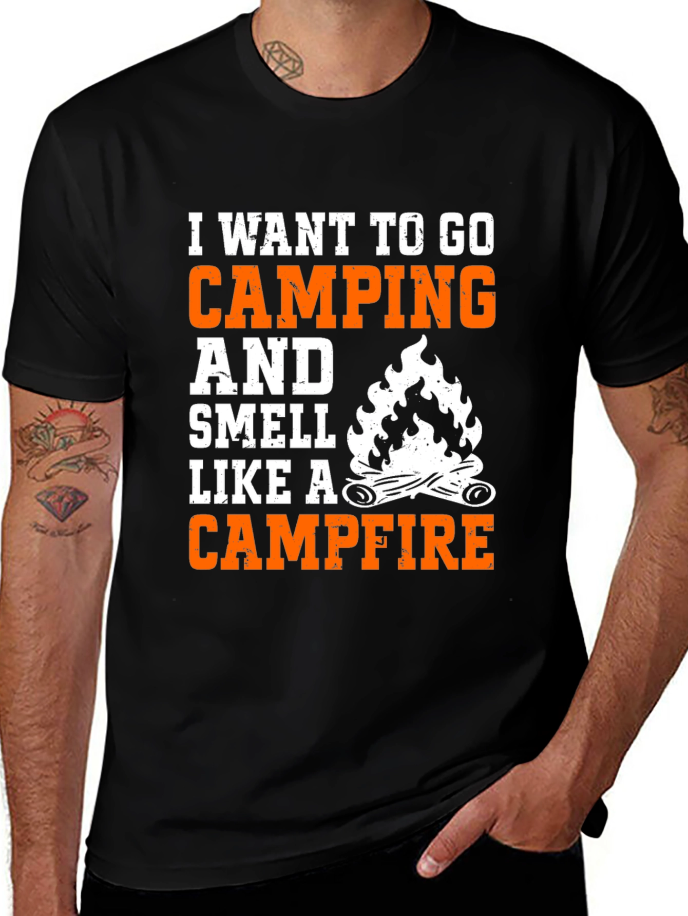 Variant 10 of Camping Campfire Graphic Tee