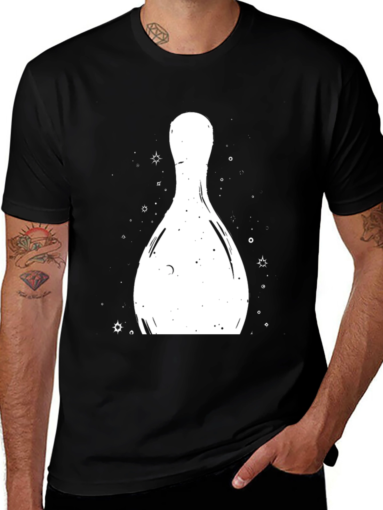 Variant 29 of Bowling Pin Graphic Tee - Strike in Style