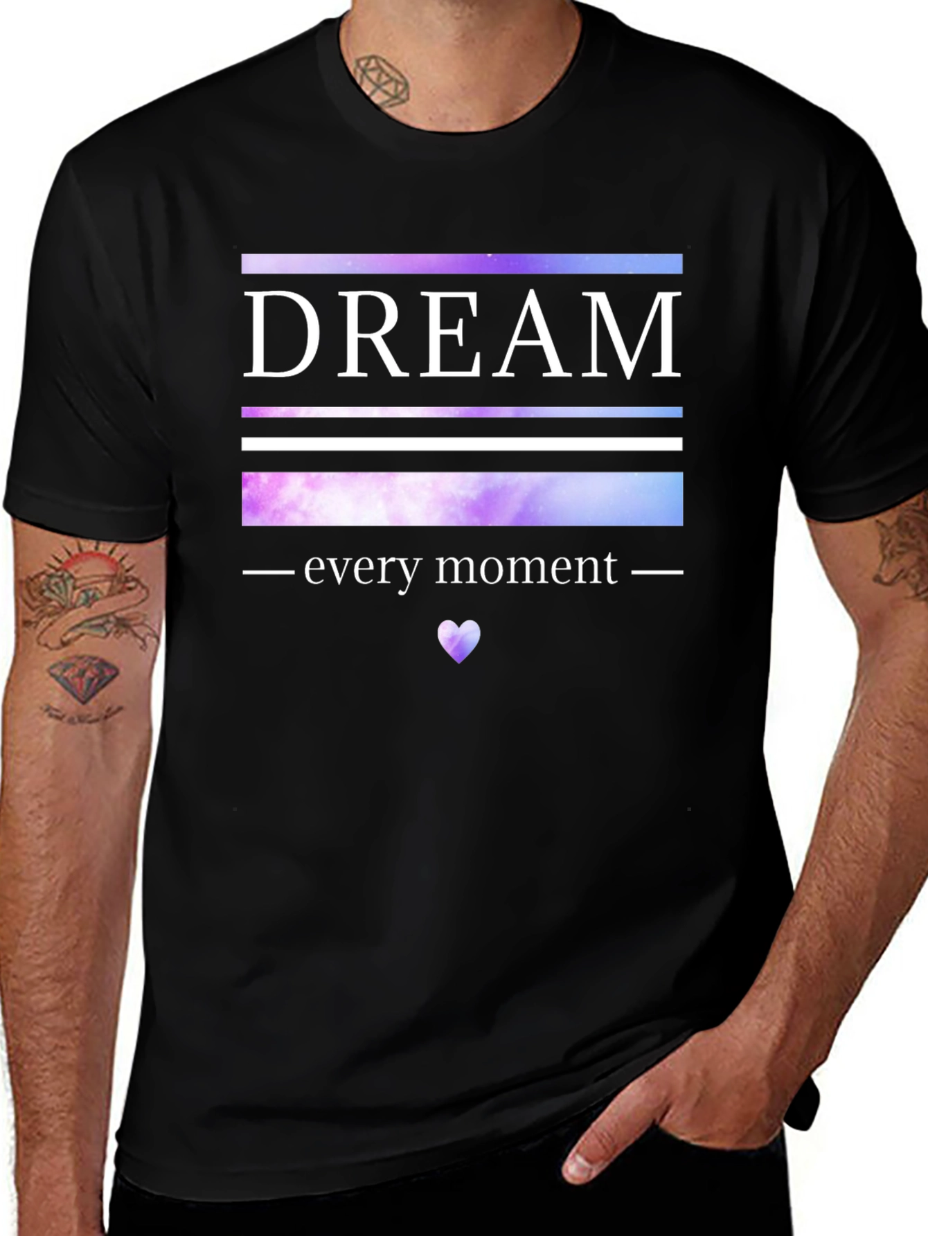 Variant 20 of Dream Every Moment Graphic Tee - Stylish Comfort