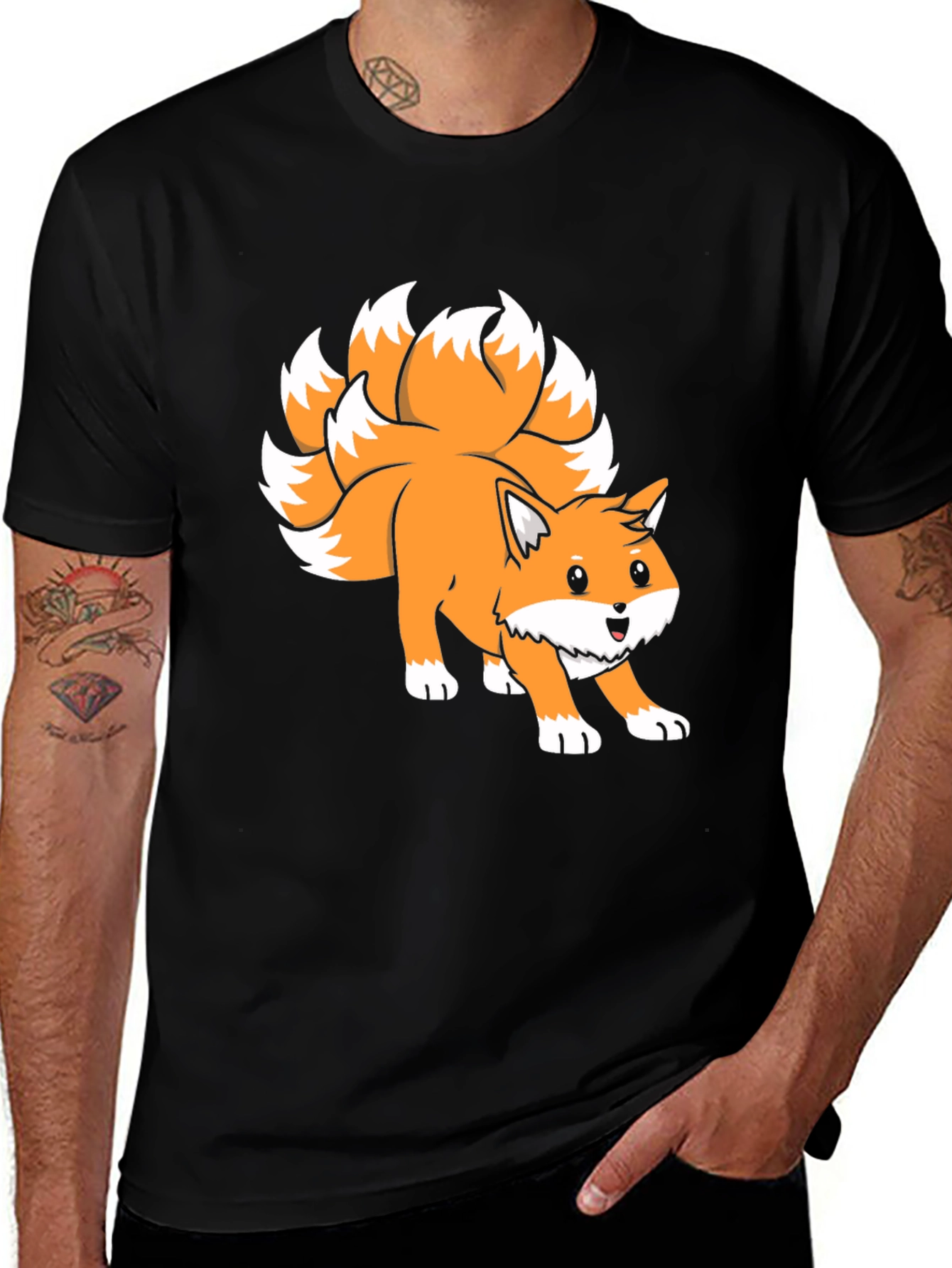 Variant 21 of Nine-Tailed Fox Graphic Tee