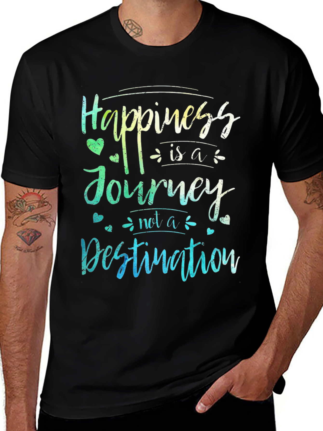 Variant 8 of Happiness is a Journey T-Shirt