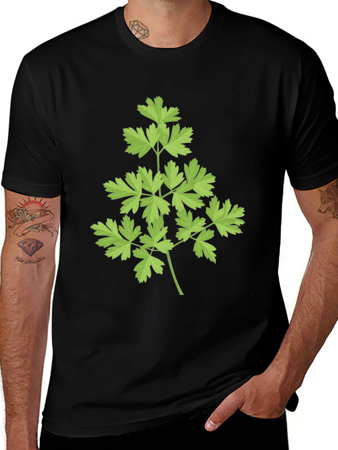 Variant 26 of Parsley Graphic Tee - Stylish and Unique!