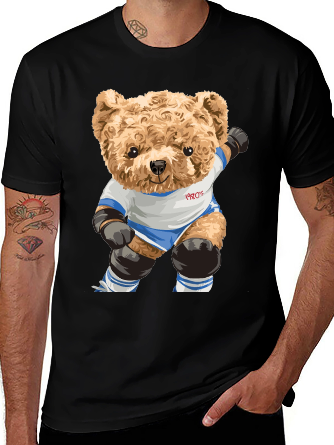 Variant 29 of Retro Roller Bear T-Shirt