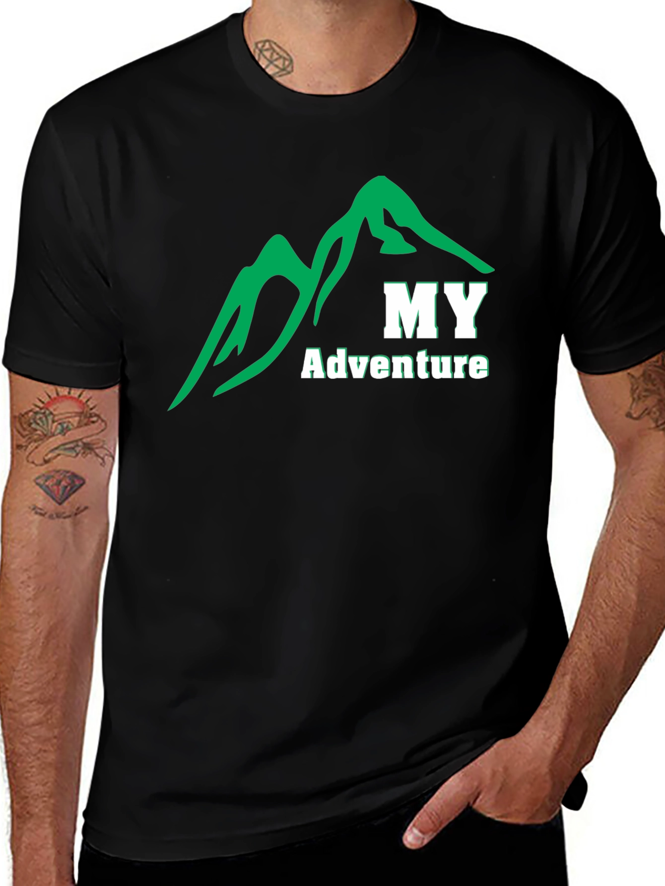 Variant 17 of My Adventure Black T-Shirt