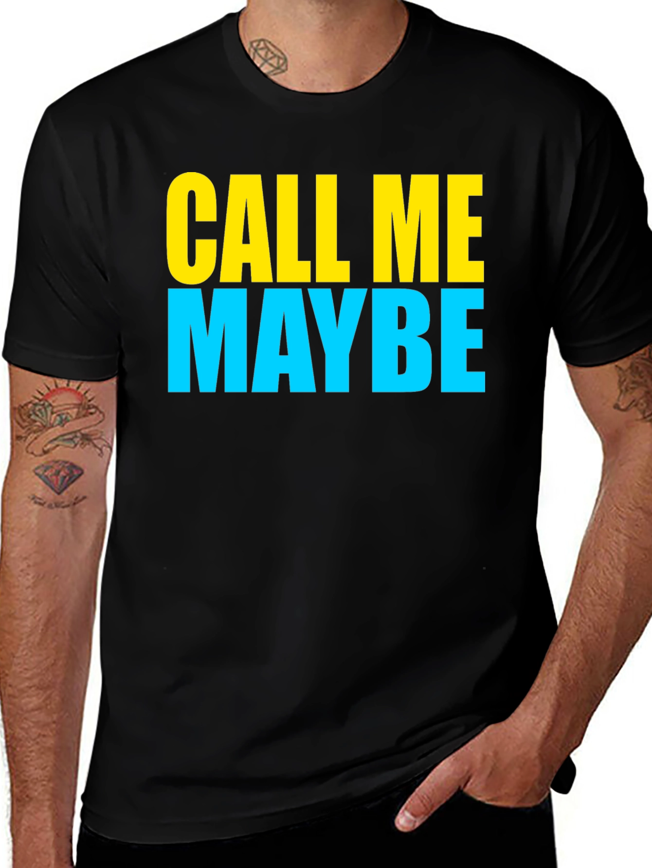 Variant 13 of Call Me Maybe Graphic T-Shirt - Trendy & Fun!