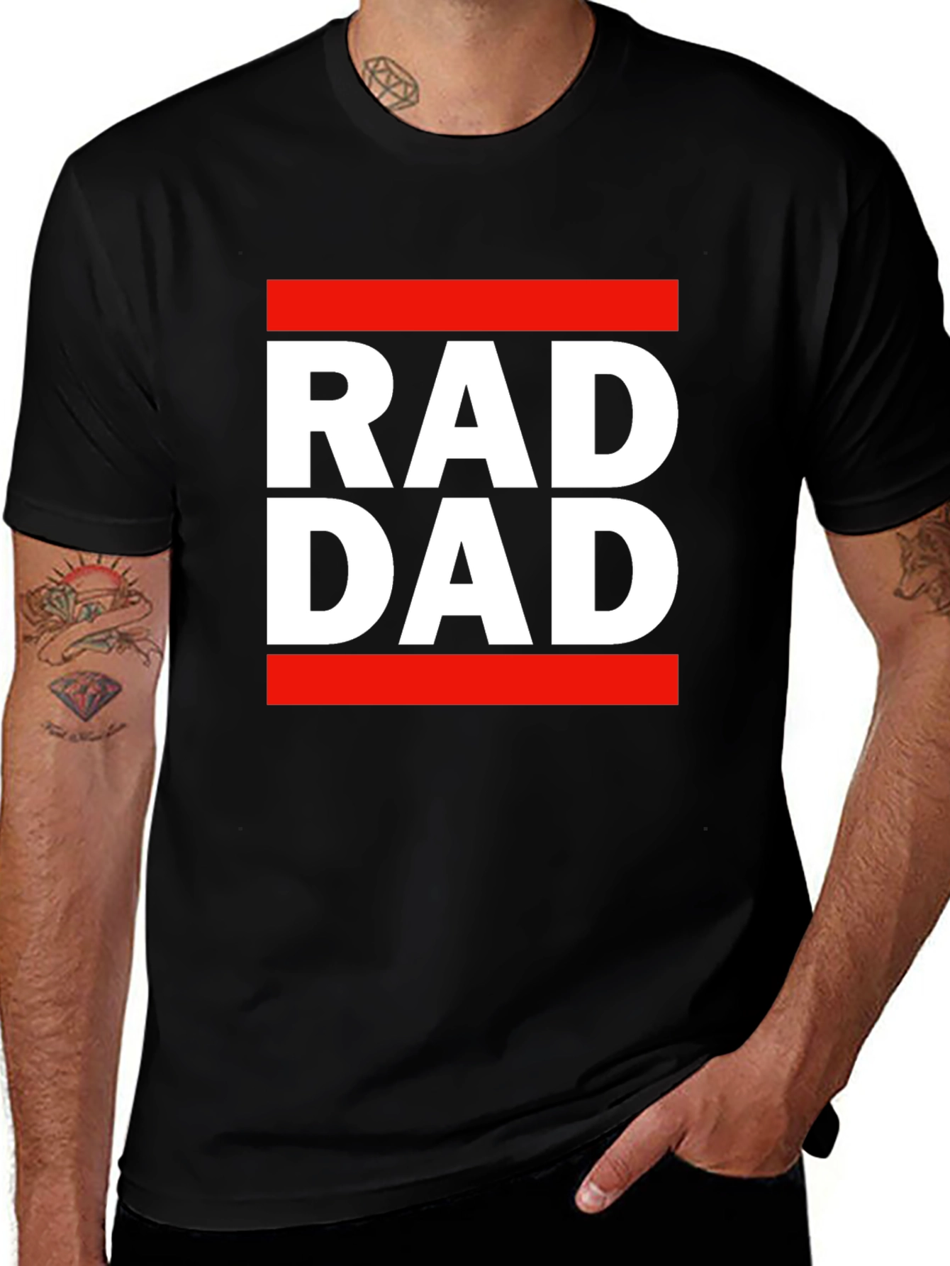 Rad Dad Graphic T-Shirt - Cool Father's Day Gift