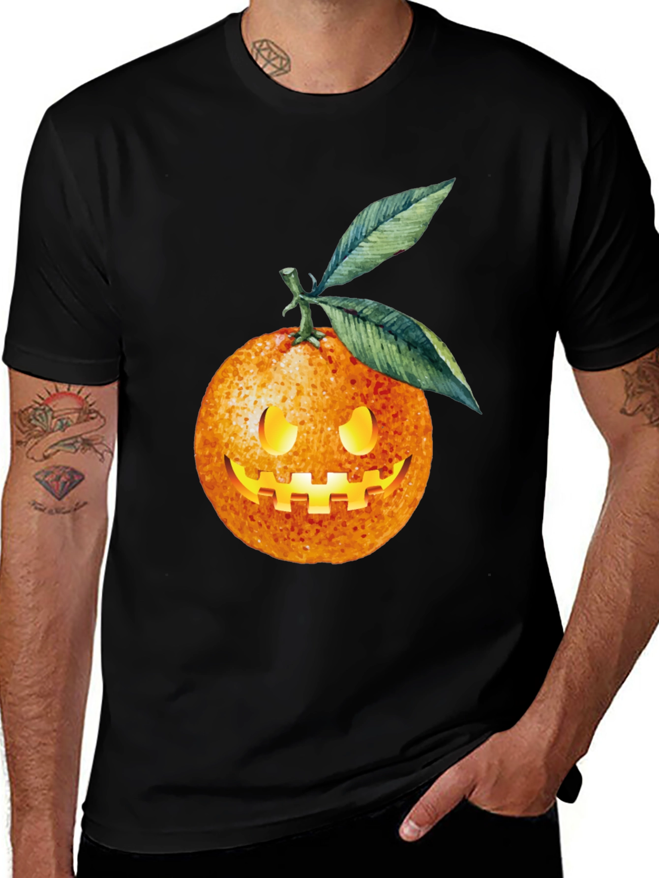 Variant 24 of Halloween Orange Jack-O-Lantern T-Shirt