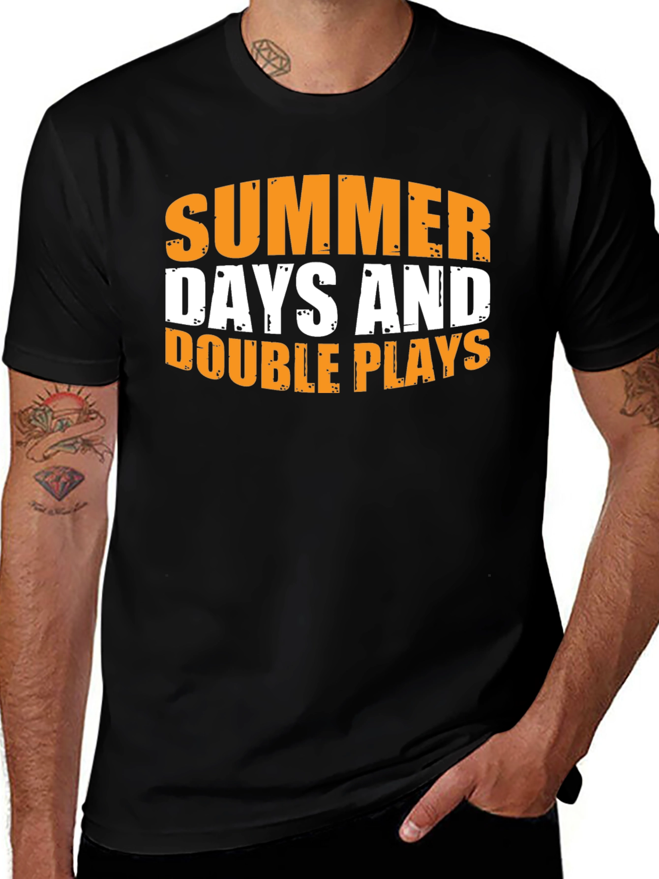 Variant 3 of Summer Days and Double Plays T-Shirt