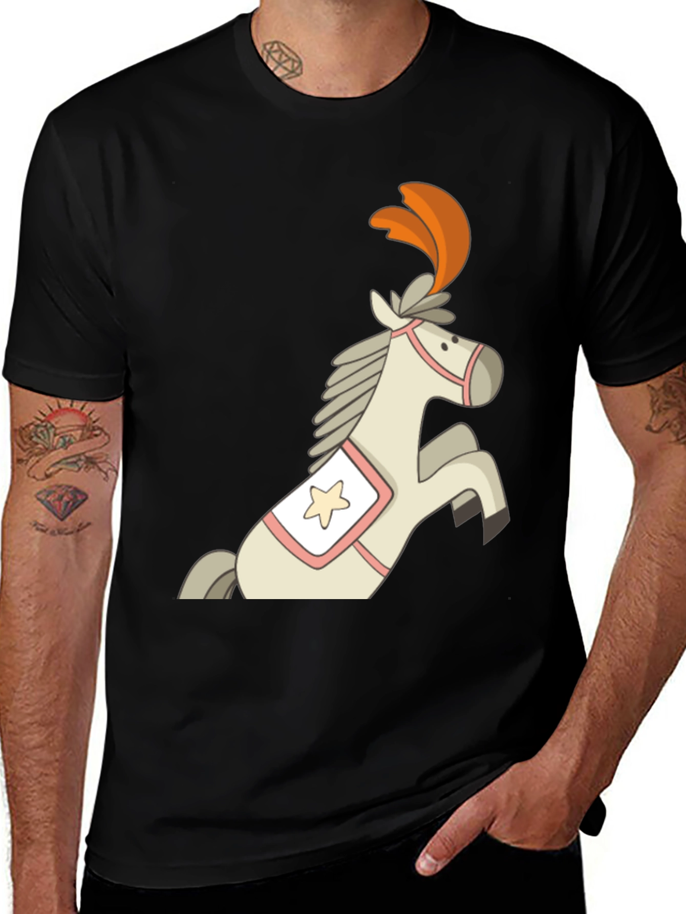 Variant 12 of Carousel Horse Graphic Tee