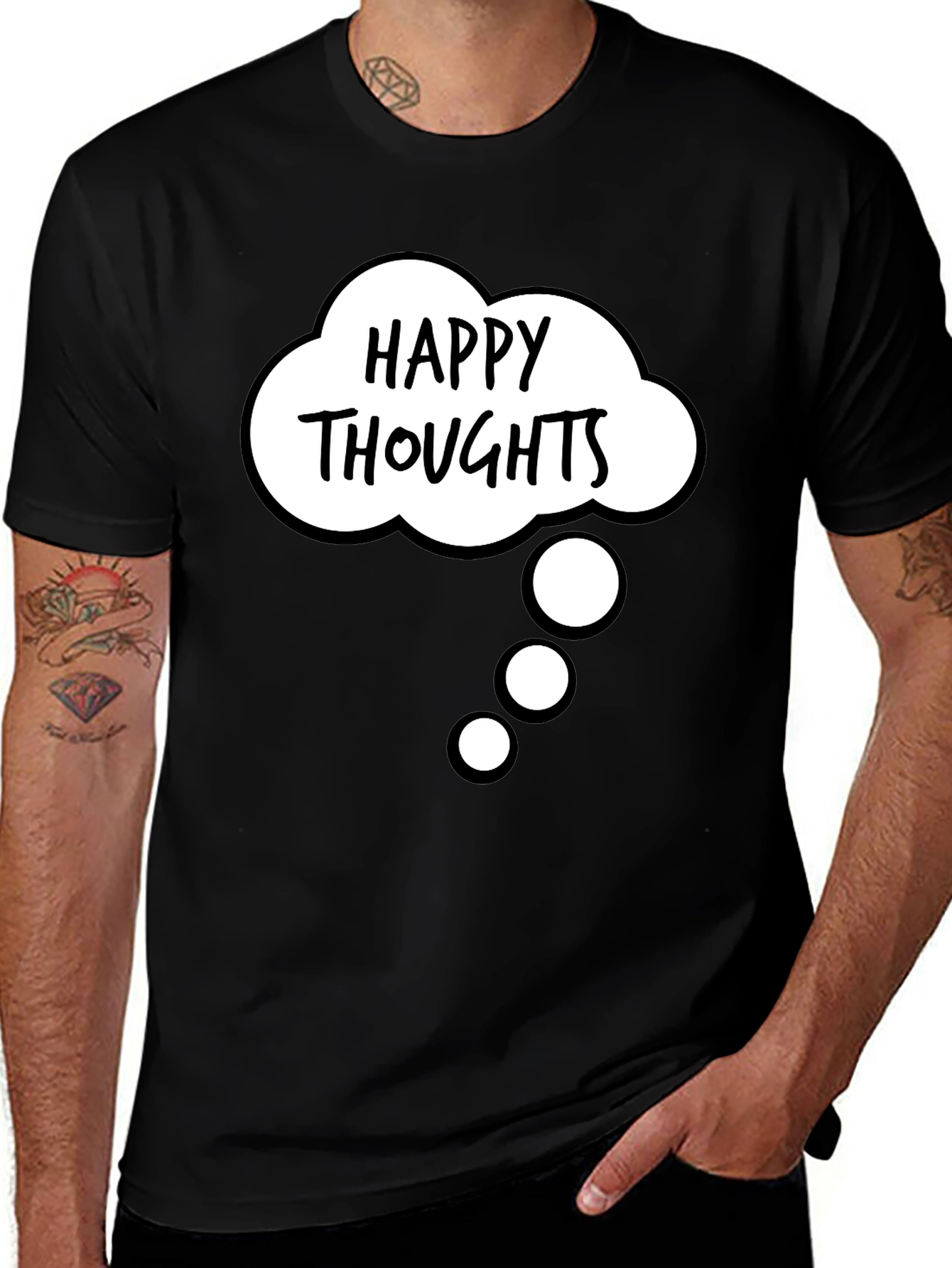 Variant 25 of Happy Thoughts Graphic T-Shirt