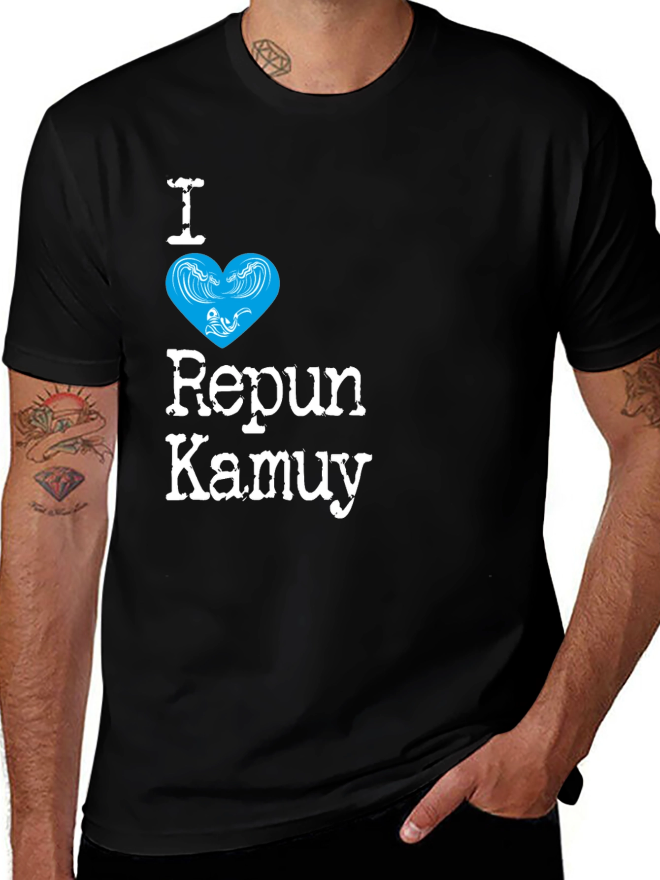 Variant 5 of I Love Repun Kamuy Tee