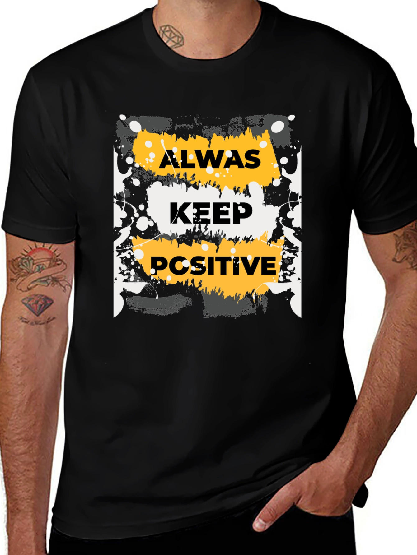 Variant 12 of Always Keep Positive Graphic Tee