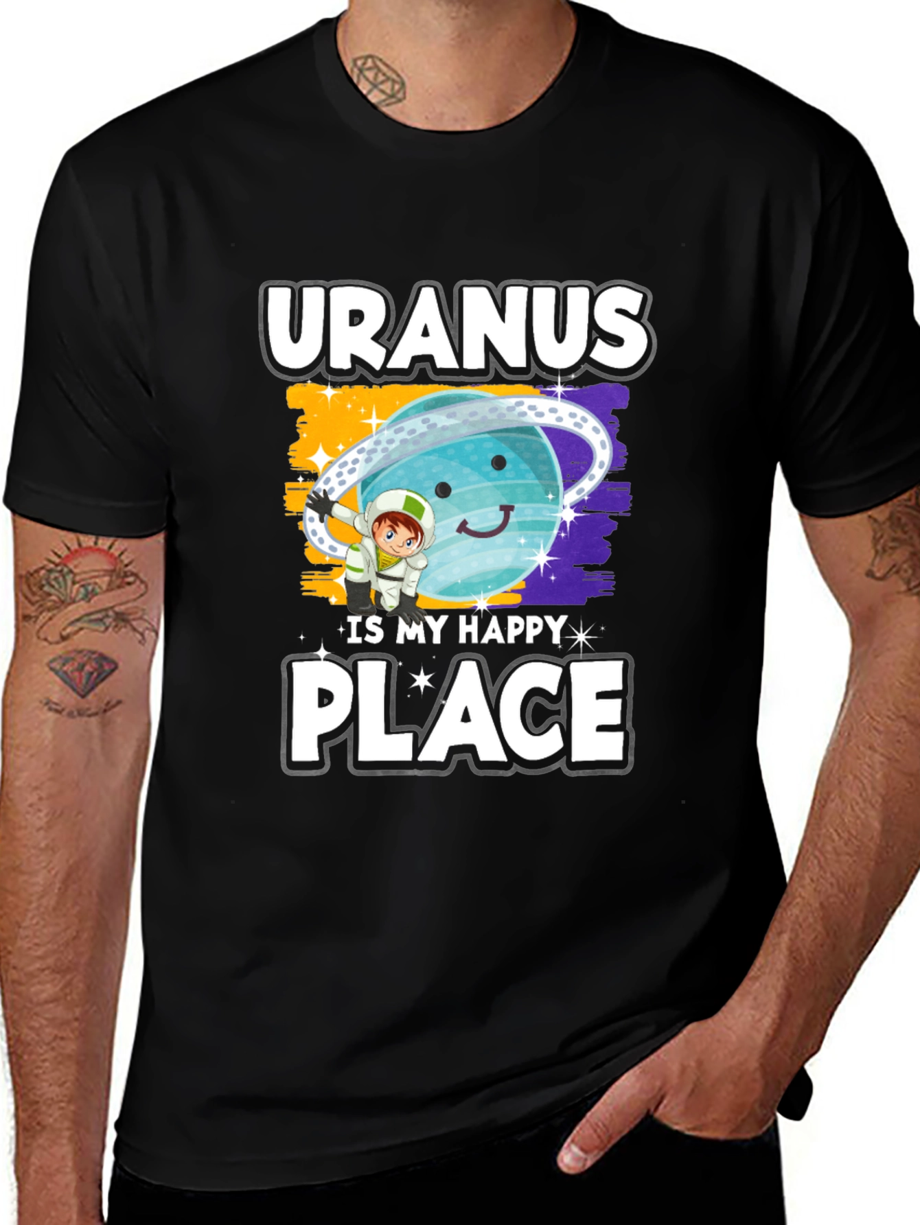 Variant 22 of Uranus is My Happy Place T-Shirt
