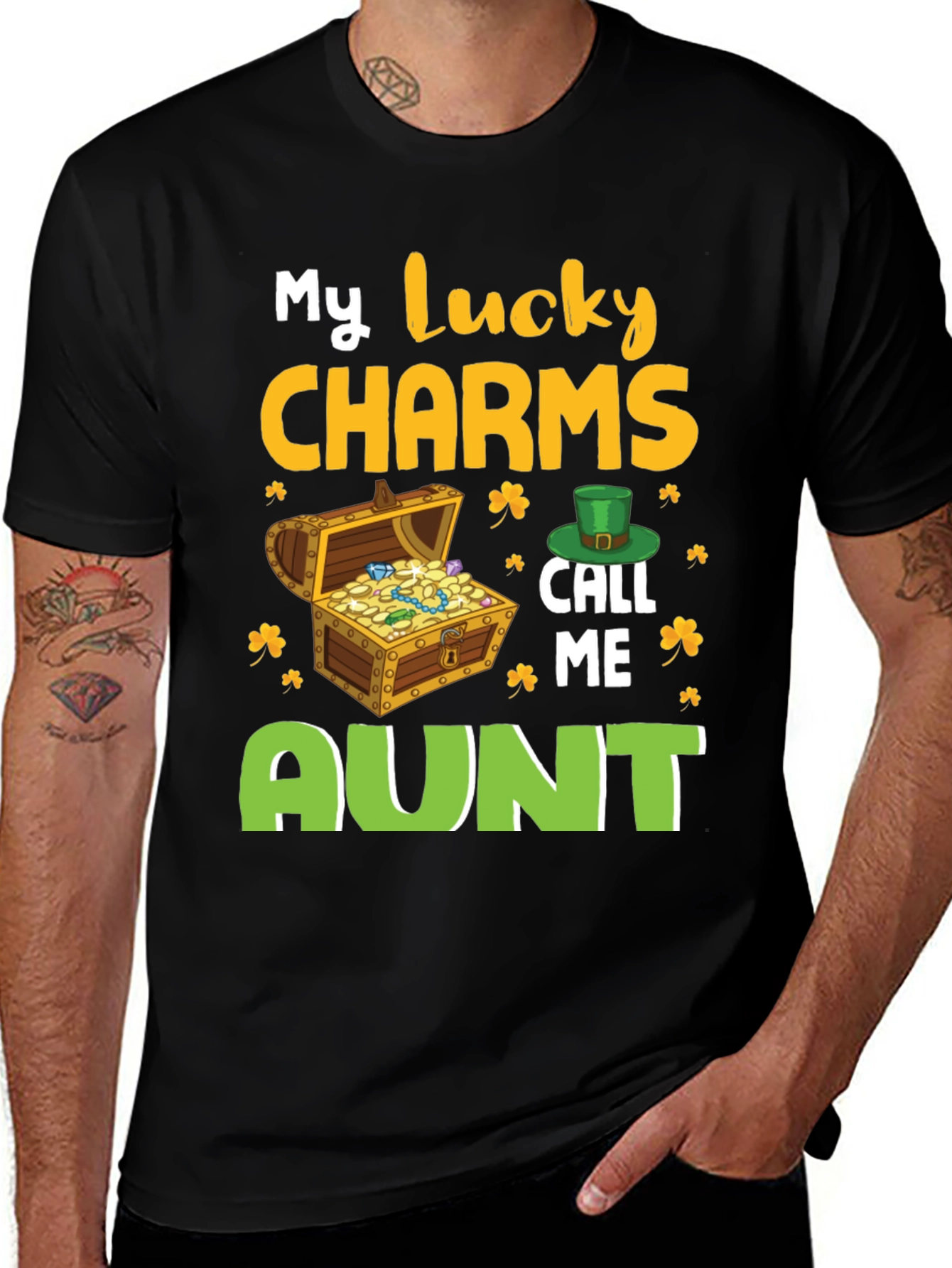 Lucky Charms Aunt St. Patrick's Day T-Shirt