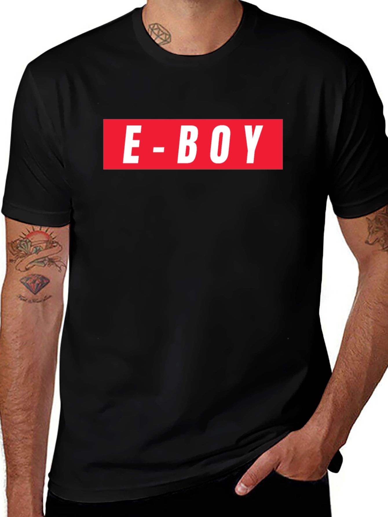 E-Boy Graphic Tee - Trendy Statement Shirt
