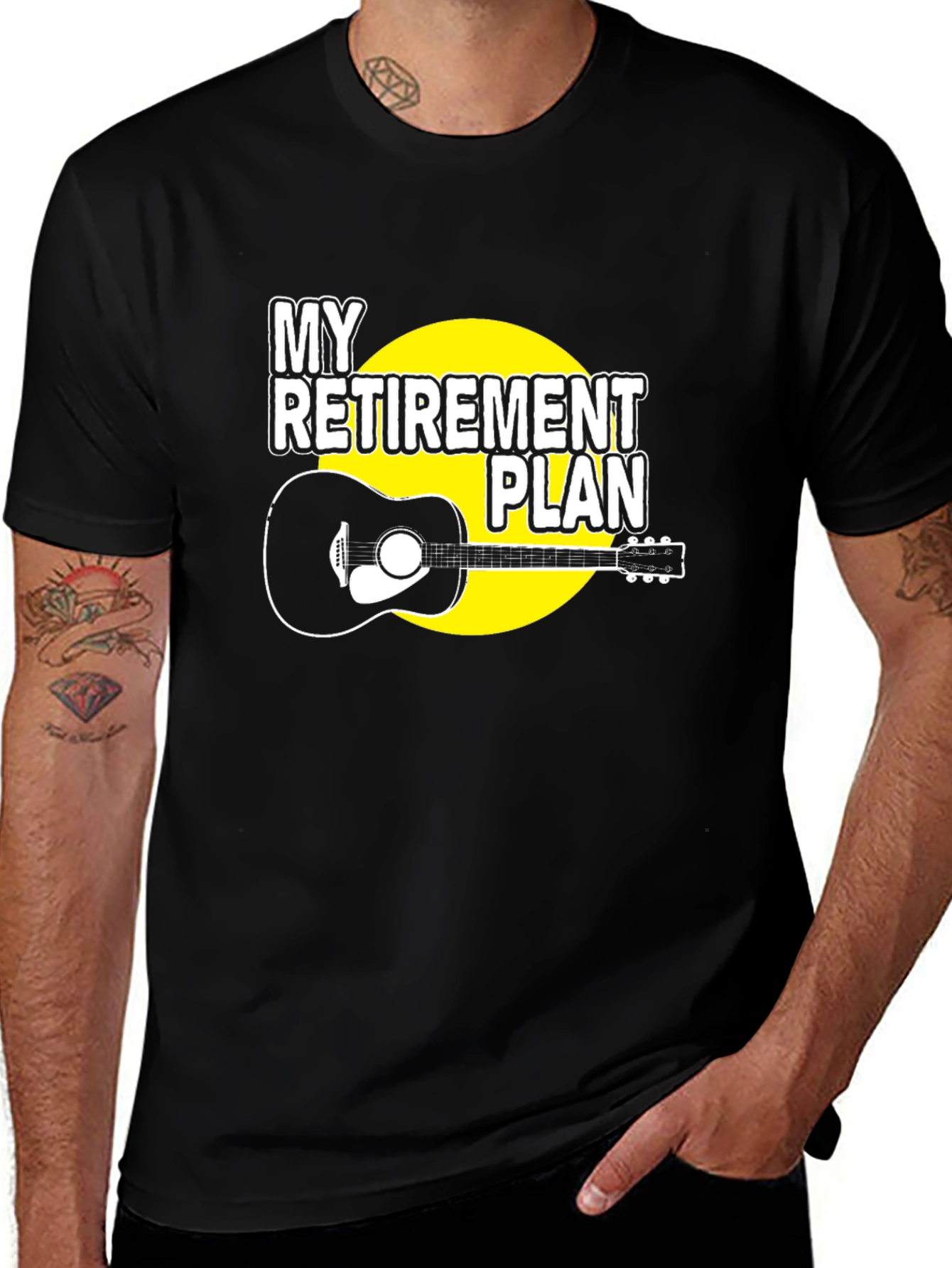 Variant 26 of My Retirement Plan Guitar Graphic Tee