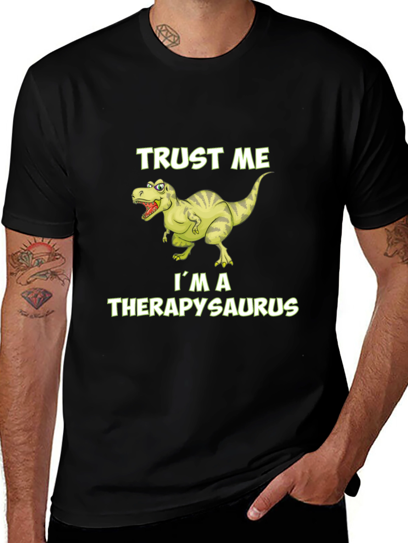Variant 26 of Trust Me I'm A Therapysaurus T-Shirt