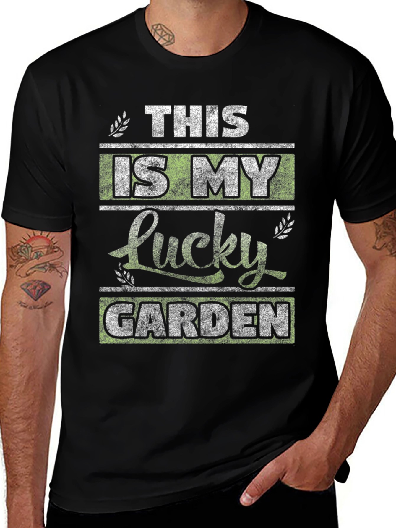 Variant 16 of Lucky Garden T-Shirt - Gardening Tee