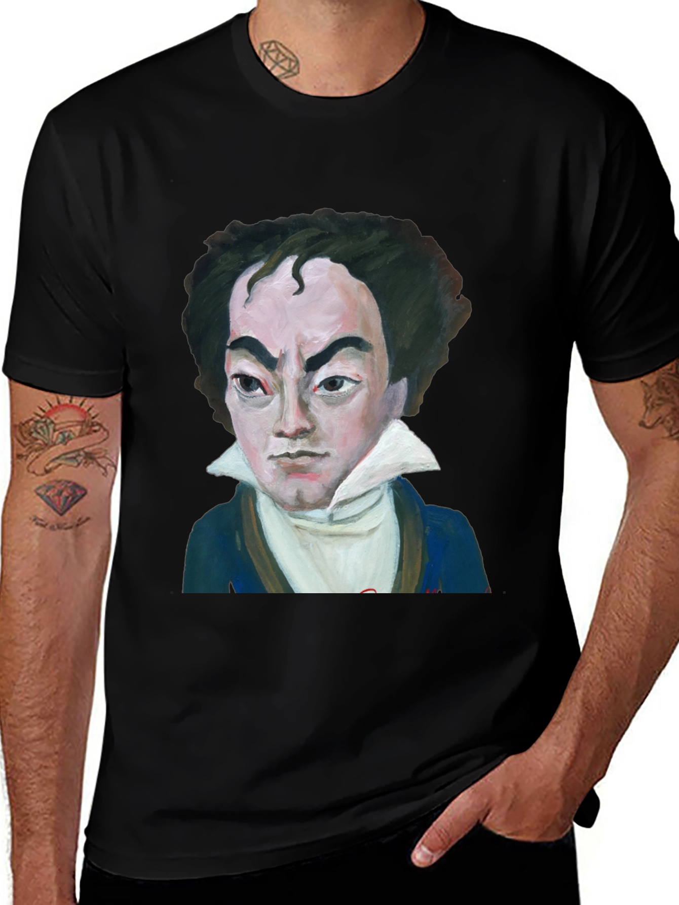 Beethoven Graphic Tee - Classic Composer Shirt