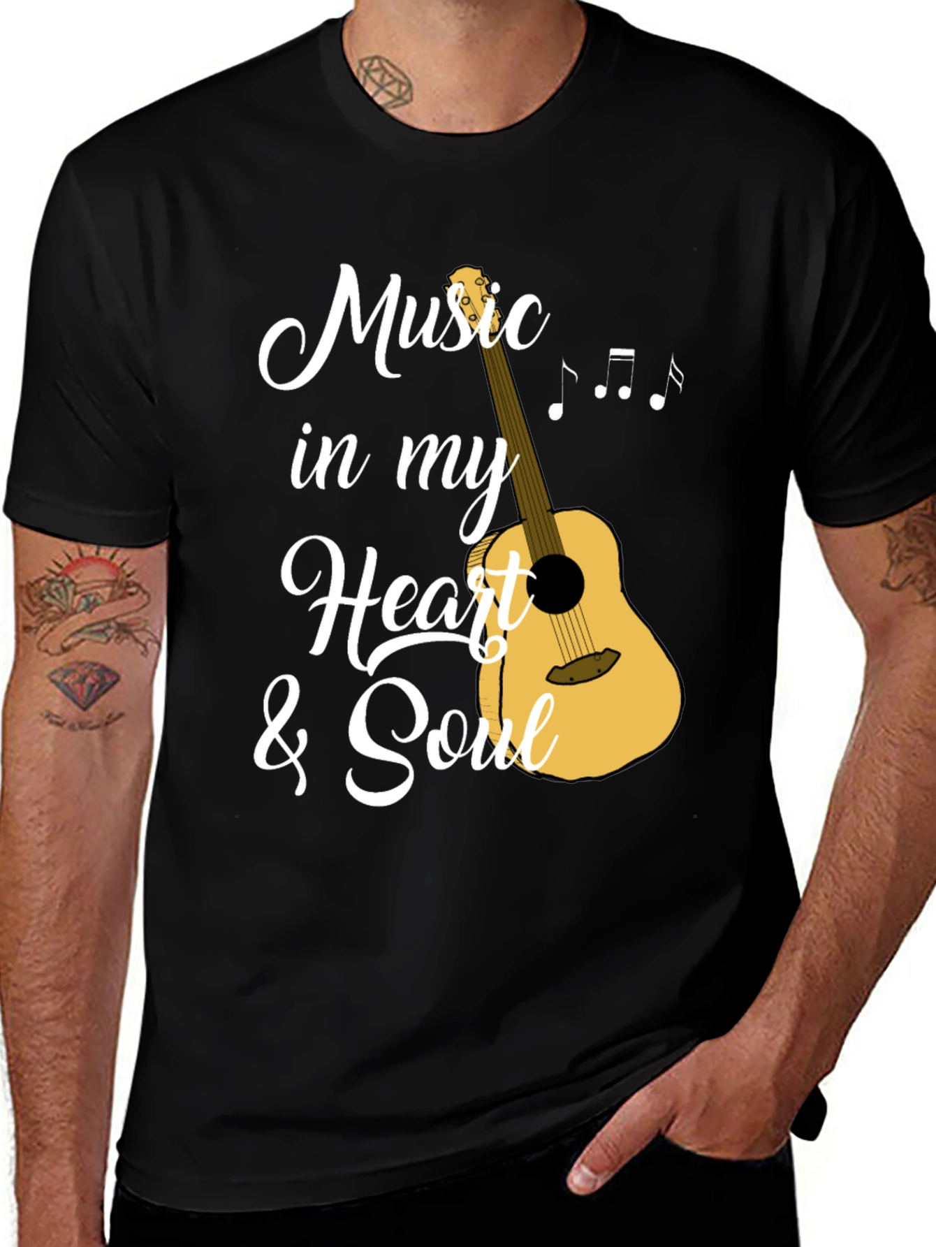 Variant 9 of Music in My Heart & Soul T-Shirt