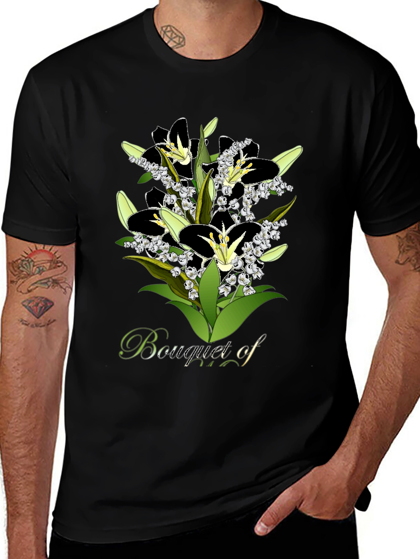 Variant 5 of Bouquet of Flowers Graphic T-Shirt