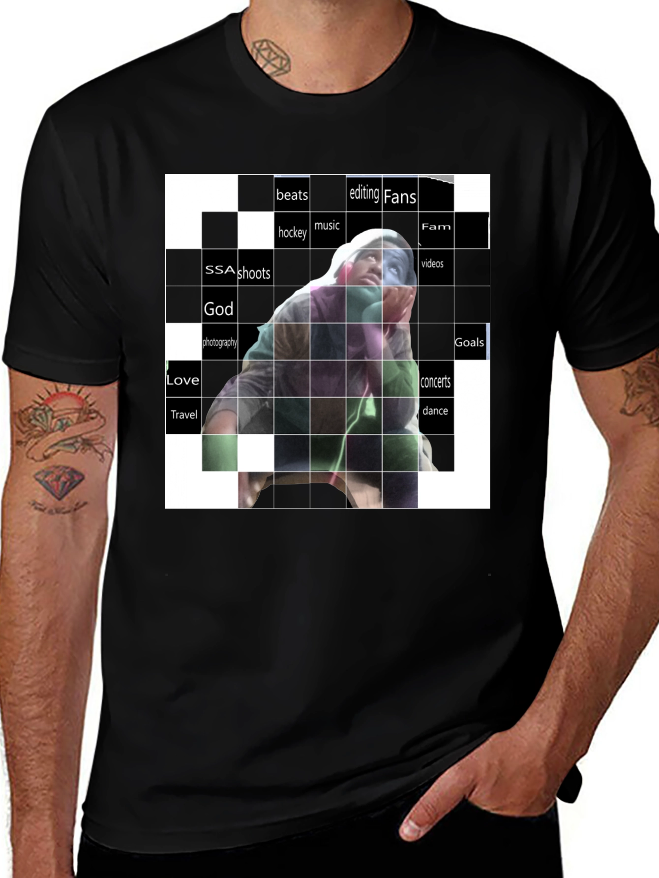 Creative Grid T-Shirt