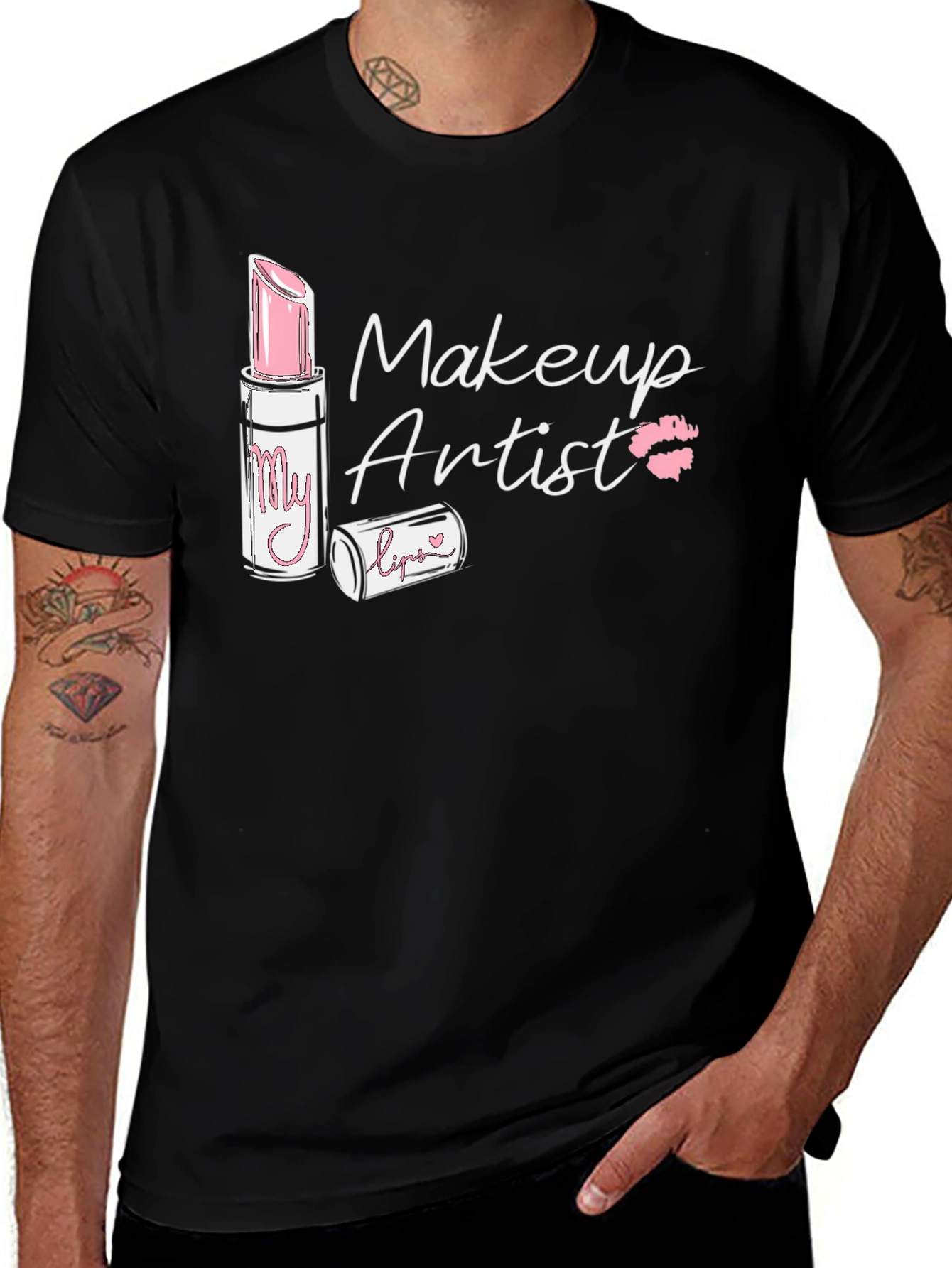 Variant 19 of Makeup Artist Graphic T-Shirt