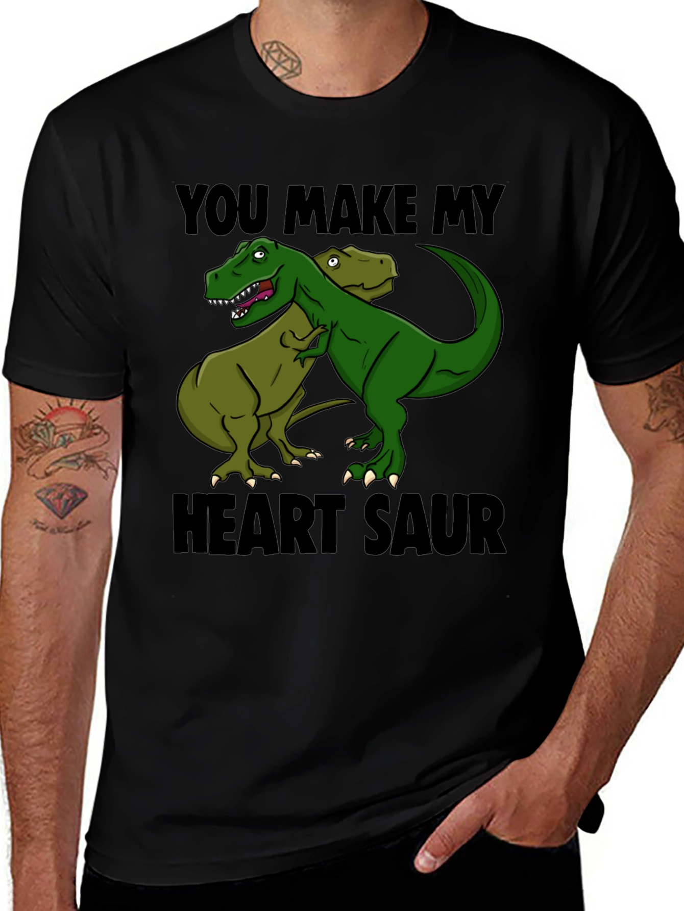 Variant 7 of You Make My Heart Saur T-Shirt