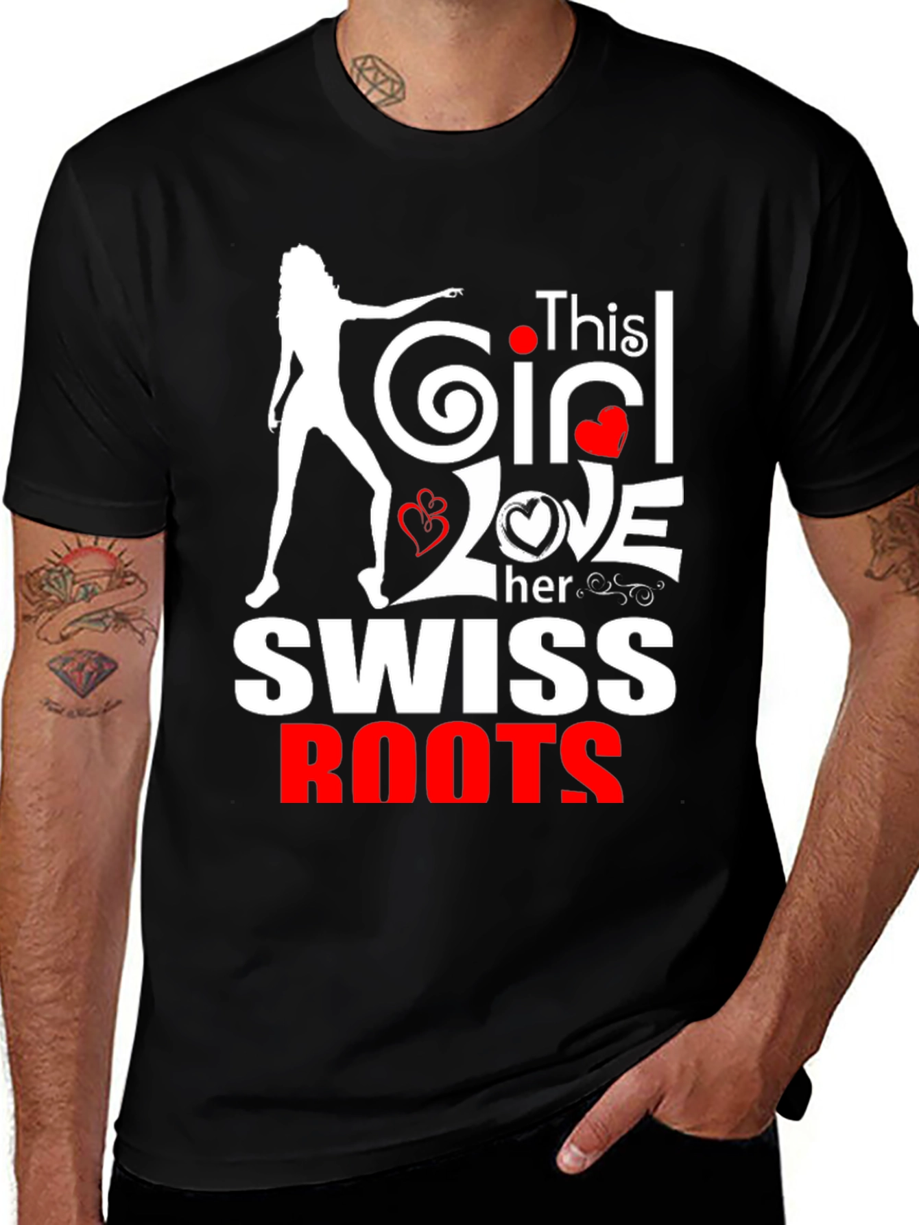 This Girl Love Swiss Roots Tee
