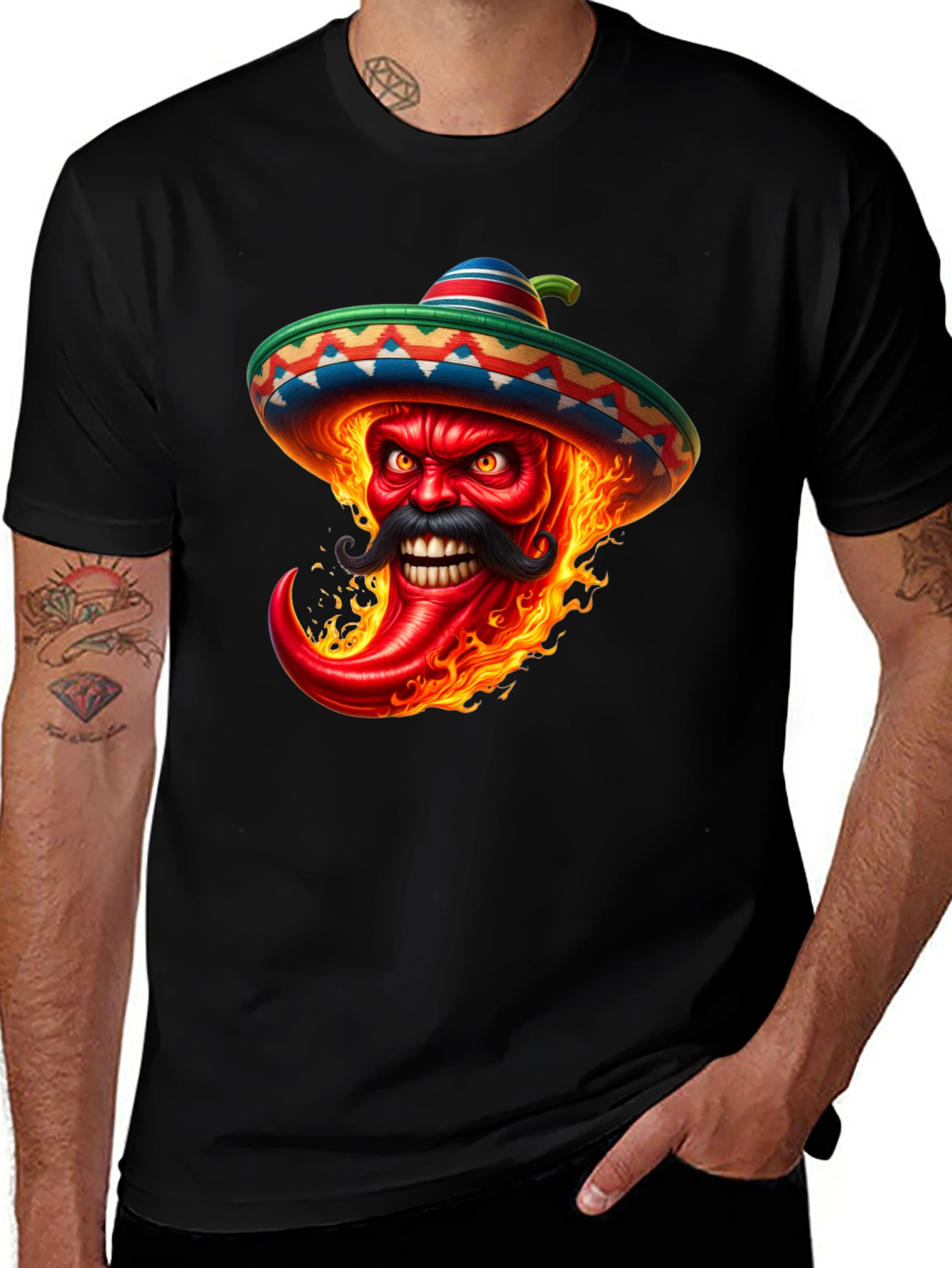 Spicy Pepper Graphic T-Shirt