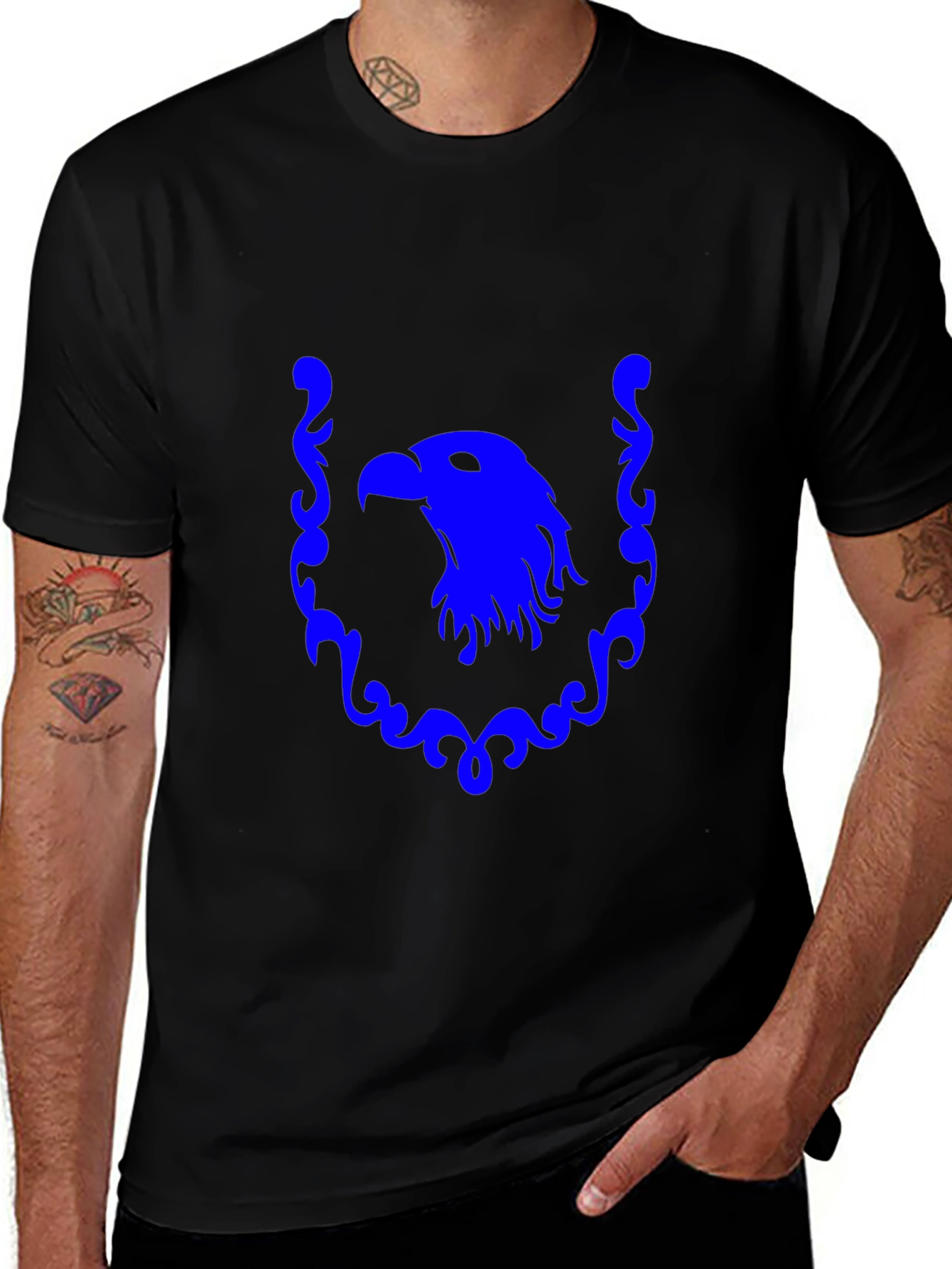 Eagle Crest Graphic Tee - Black