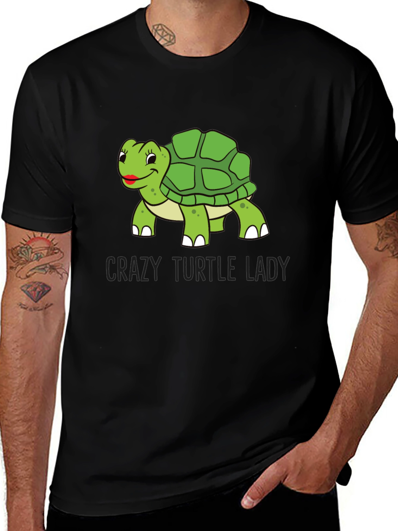 Variant 5 of Crazy Turtle Lady T-Shirt
