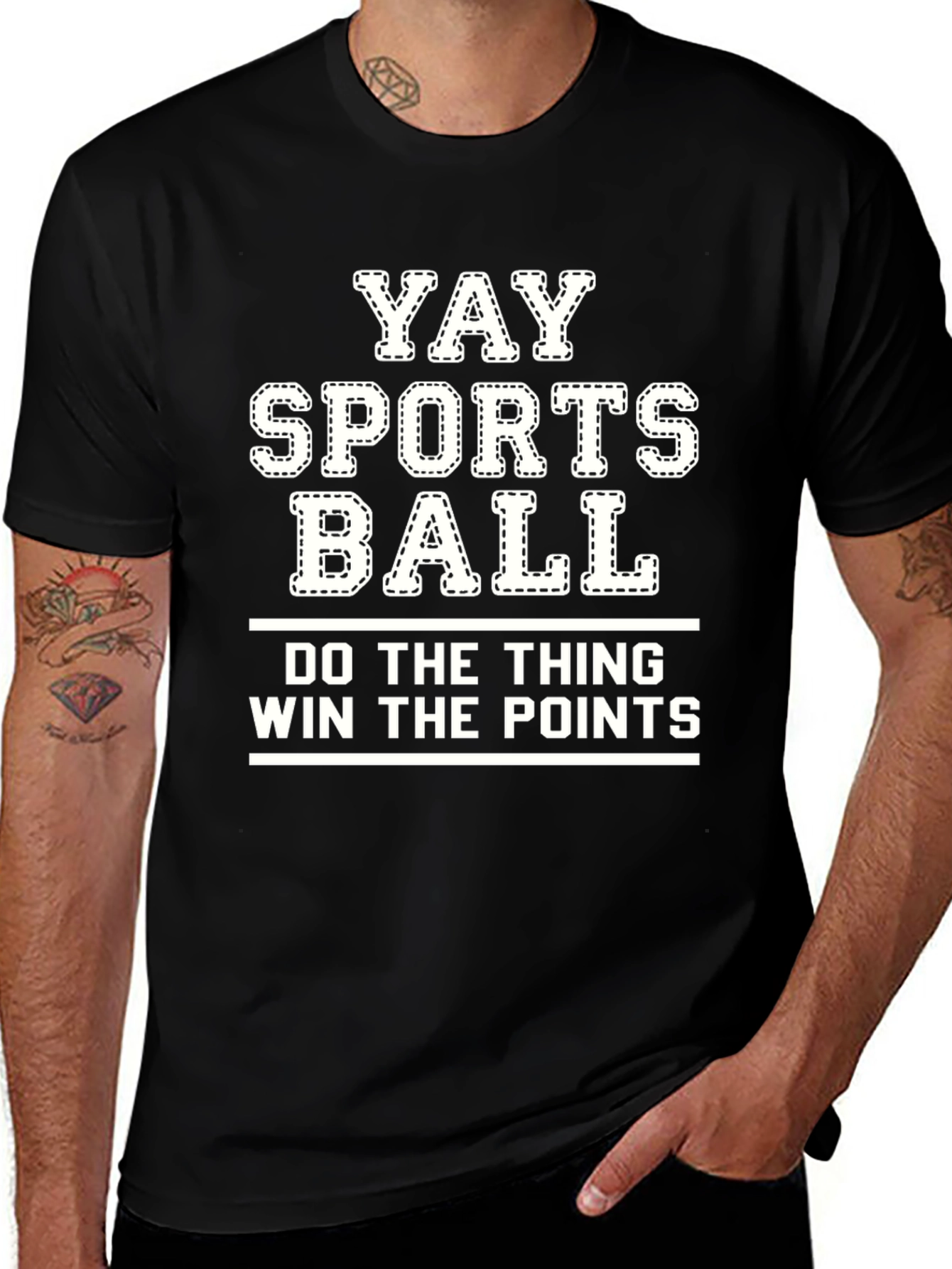 Variant 7 of Yay Sports Ball Graphic T-Shirt