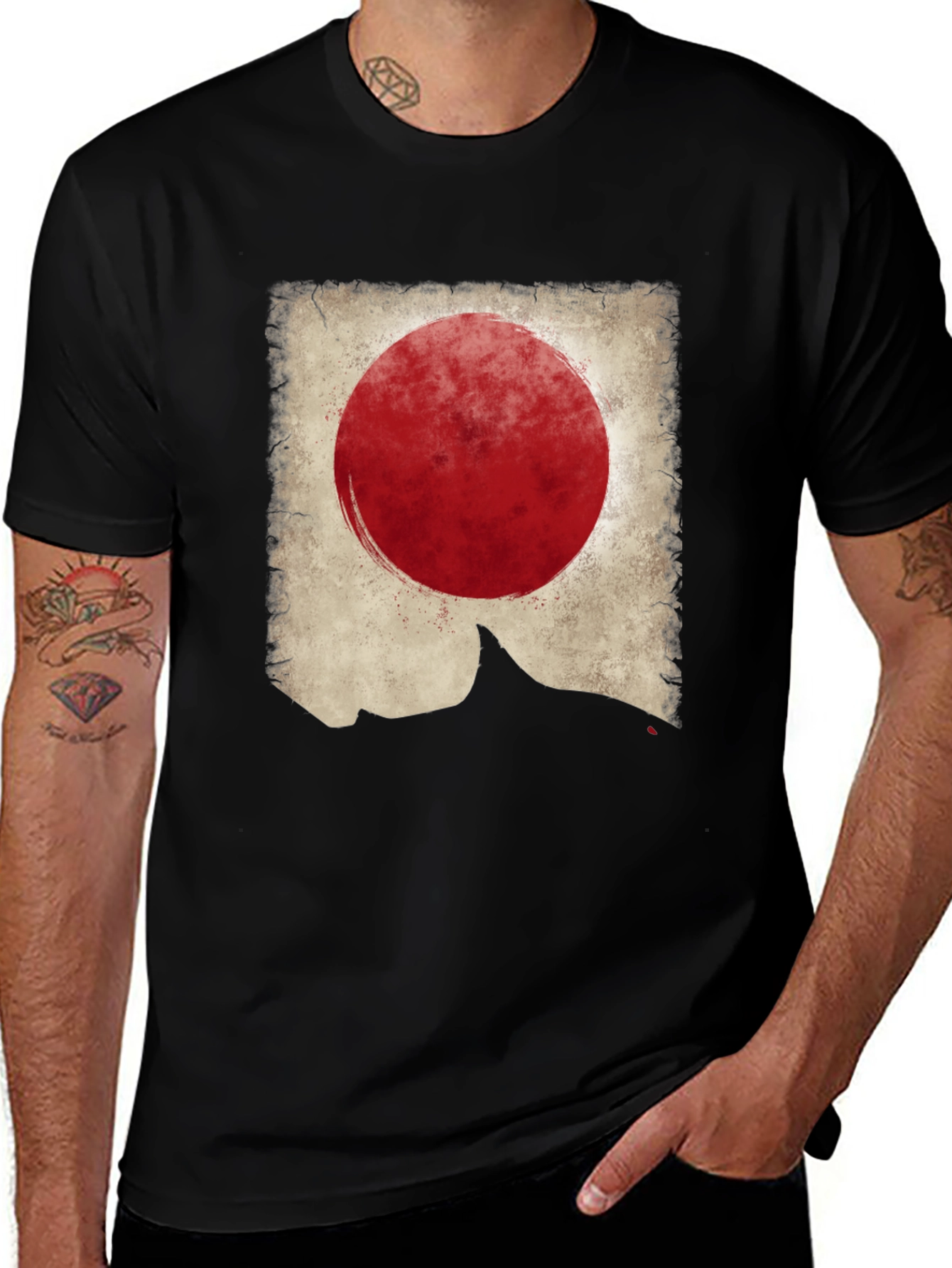 Variant 3 of Japanese Art Style Graphic Tee