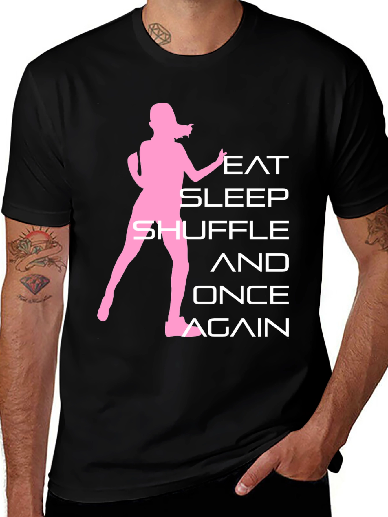 Variant 14 of Eat Sleep Shuffle T-Shirt